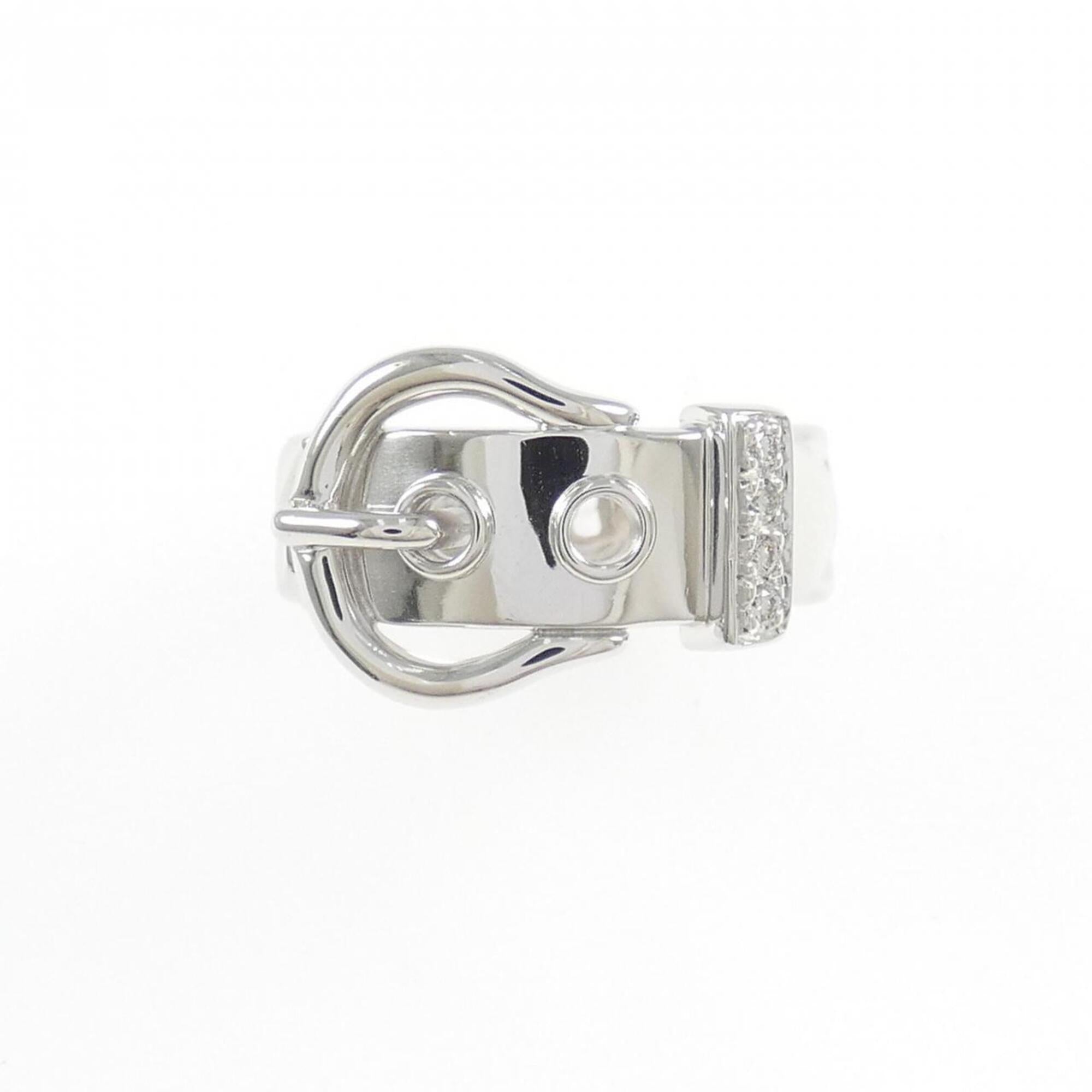 Hermes White Gold (18K) Band Ring (Pre-Owned)