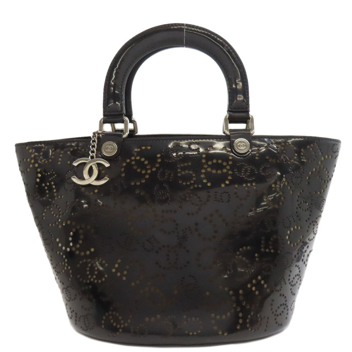 Chanel Black Leather Handbag (Pre-Owned)