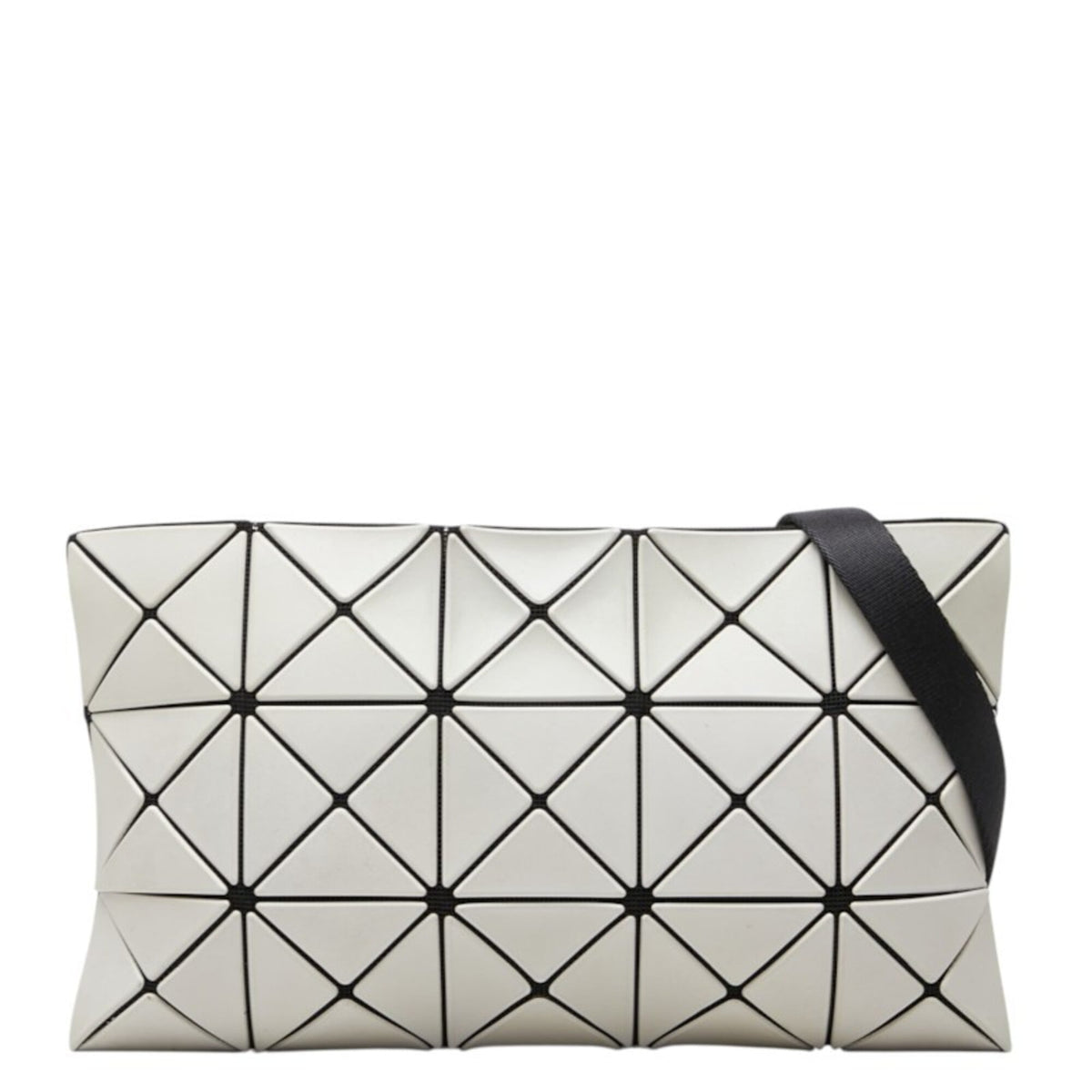 Issey Miyake Black Gray Polyester Pvc Shoulder Bag (Pre-Owned)