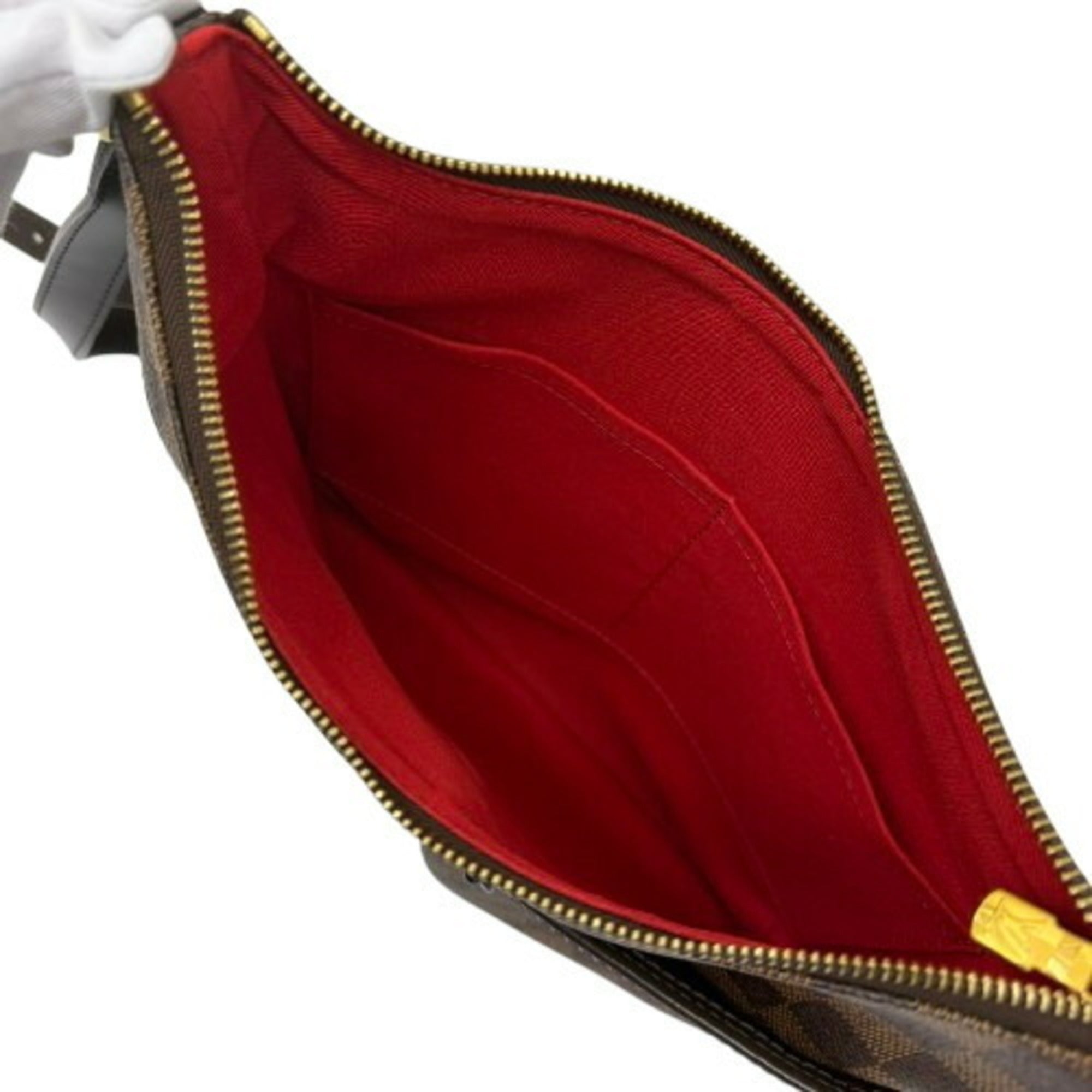 Louis Vuitton Brown Coated Canvas Shoulder Bag (Pre-Owned)