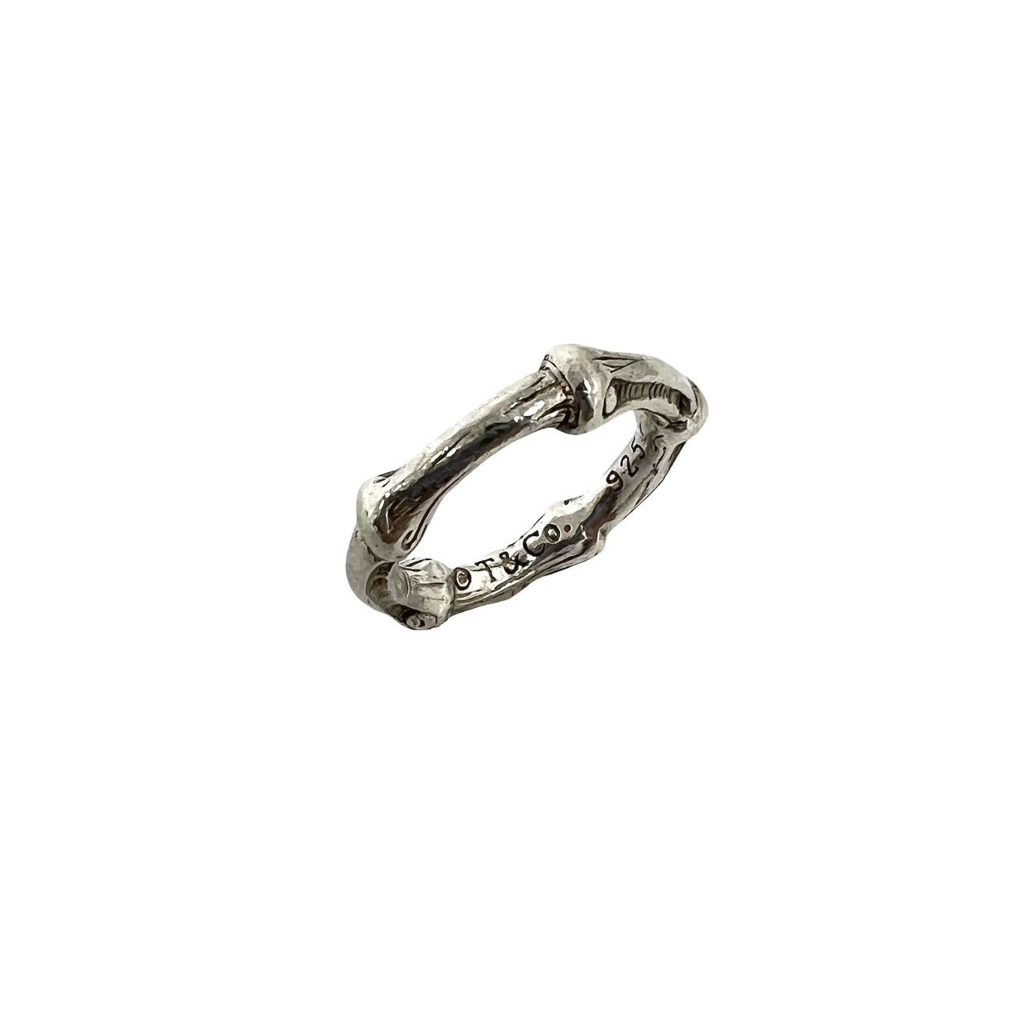 Tiffany Silver Silver 925 Band Ring (Pre-Owned)