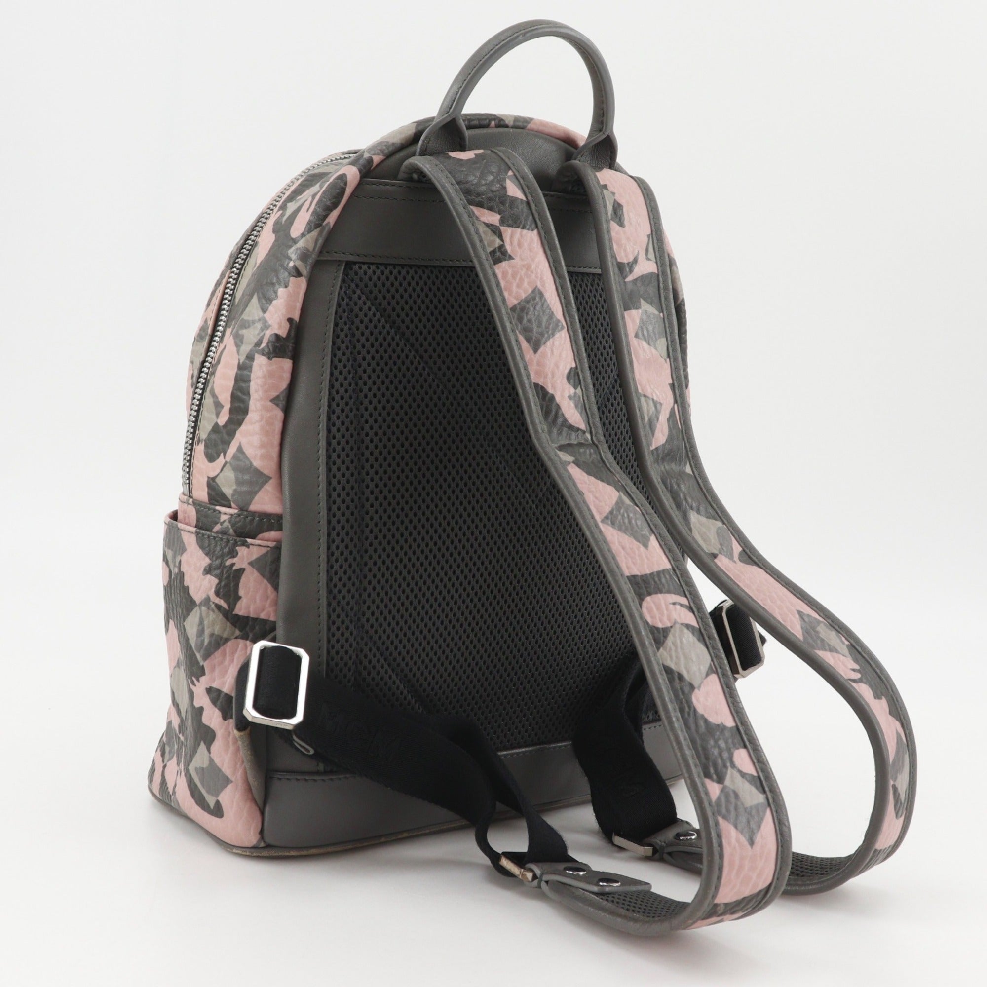 Mcm Pink Leather Backpack (Pre-Owned)