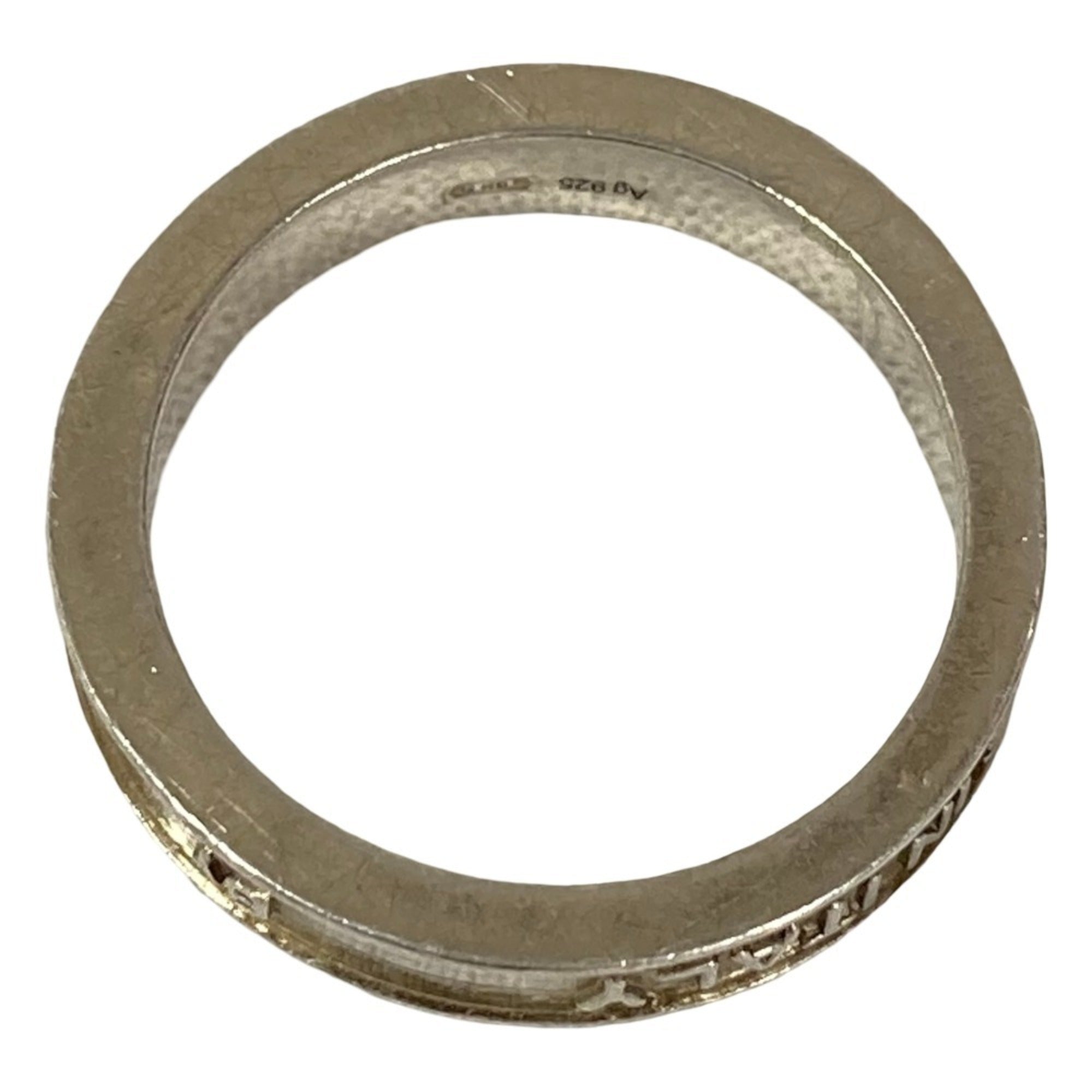 Gucci Silver Band Ring (Pre-Owned)