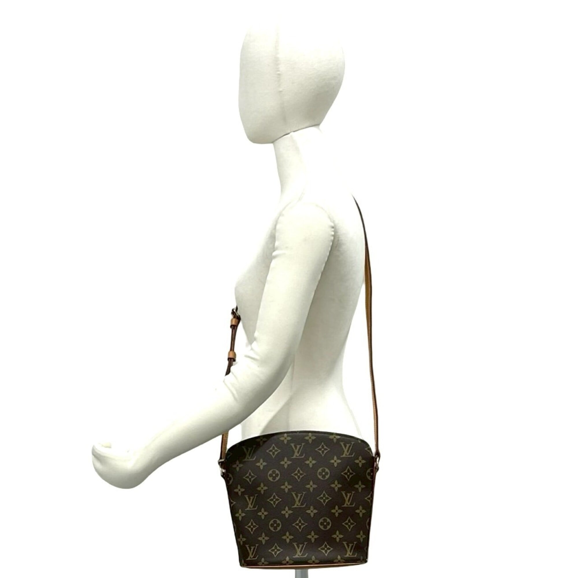 Louis Vuitton Brown Pvc Leather Pochette Shoulder Bag (Pre-Owned)