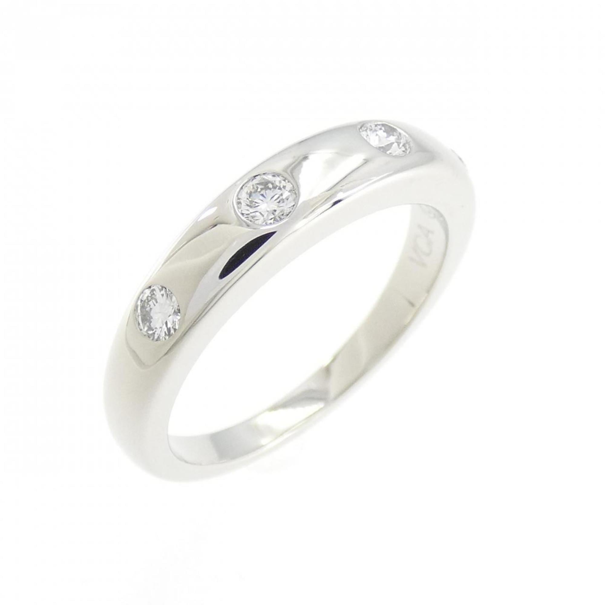 Van Cleef & Arpels Platinum Band Ring (Pre-Owned)