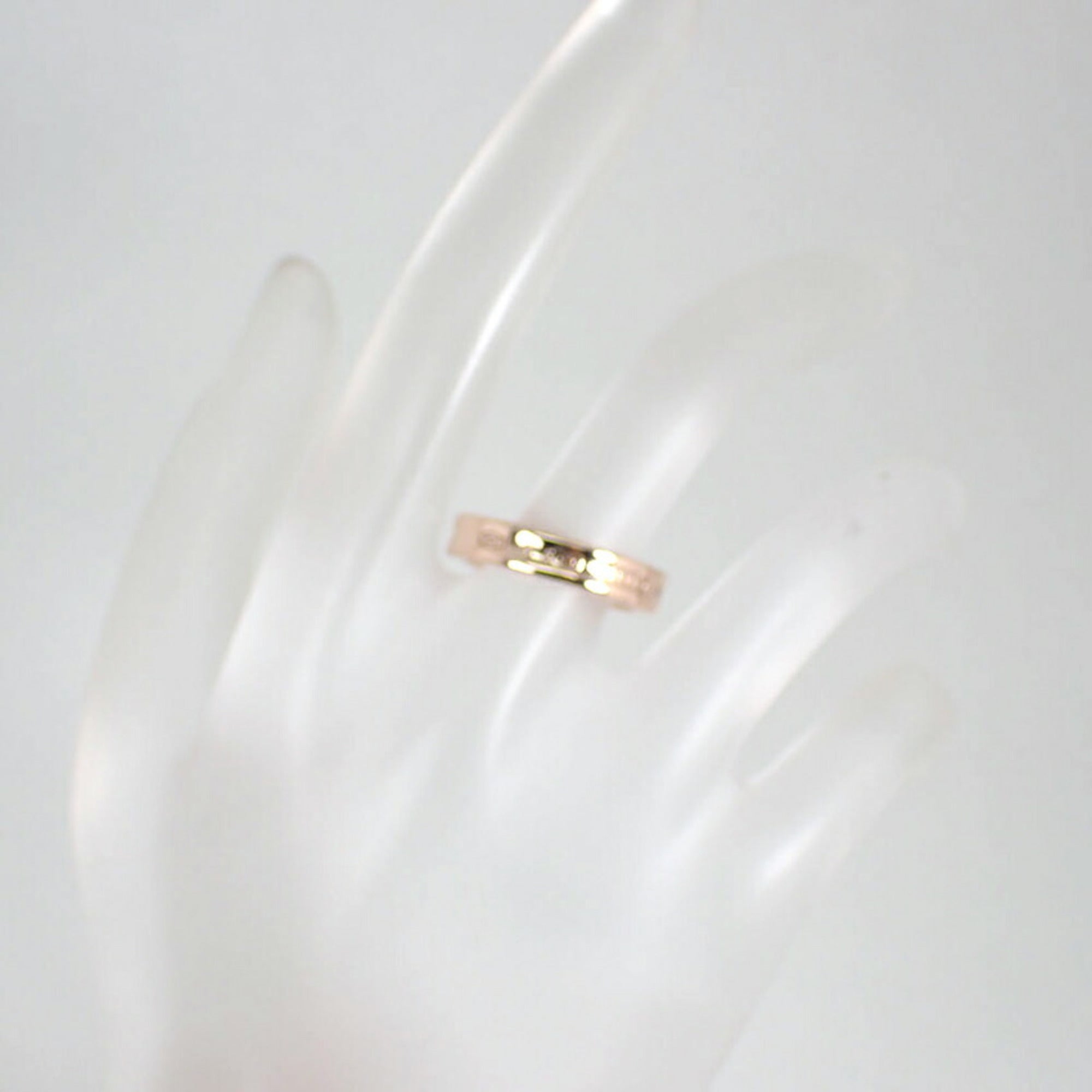 Tiffany Gold Metal Band Ring (Pre-Owned)