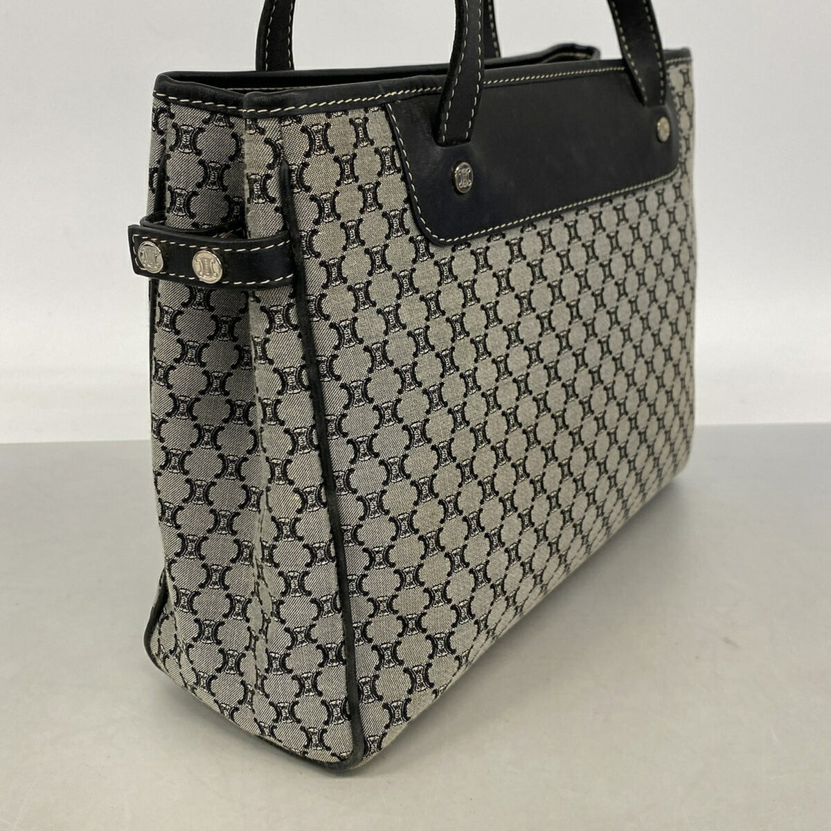 Celine Black Canvas Handbag (Pre-Owned)
