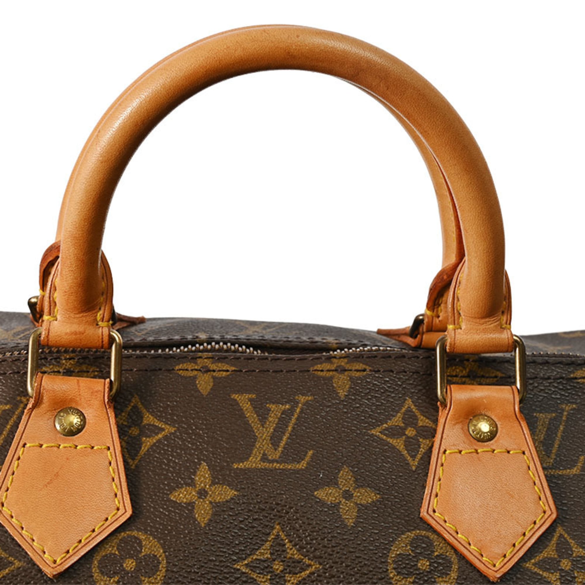 Louis Vuitton Brown Monogram Monogram Canvas Boston Bag (Pre-Owned)