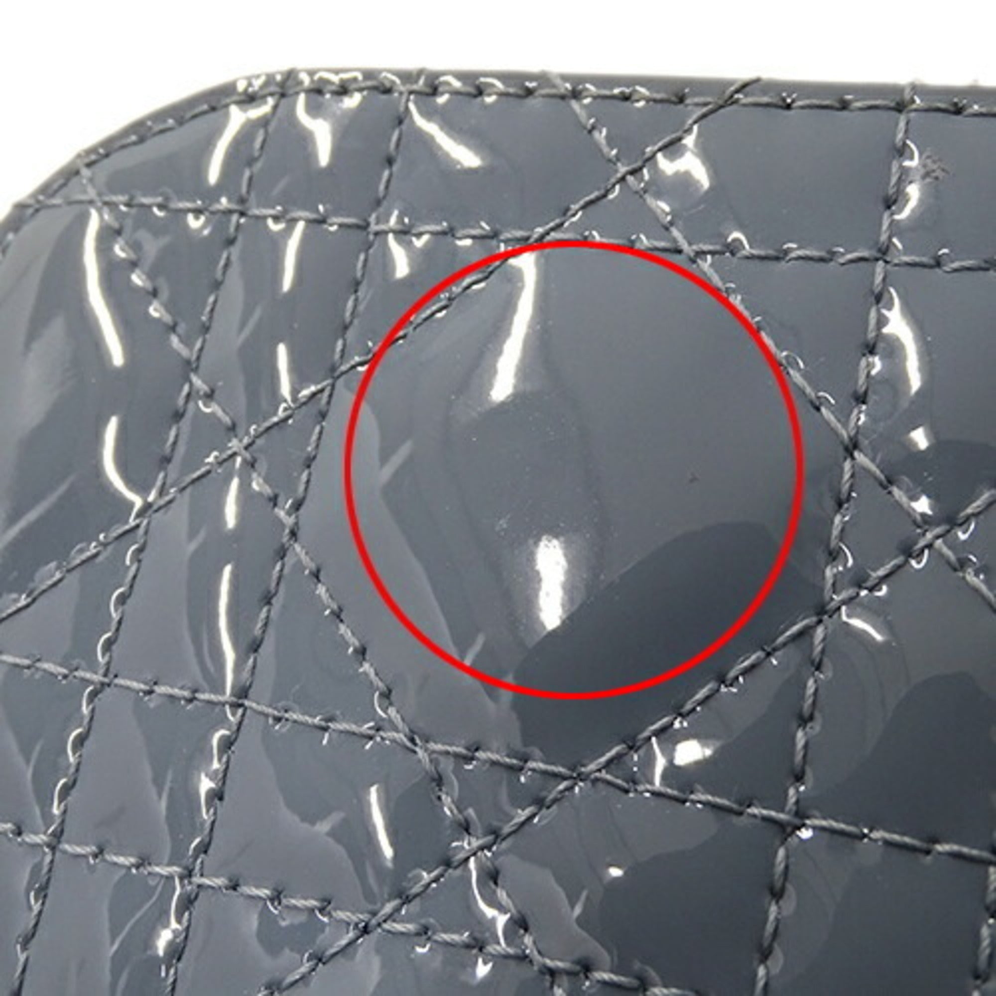Christian Dior Patent Leather Pouch (Pre-Owned)