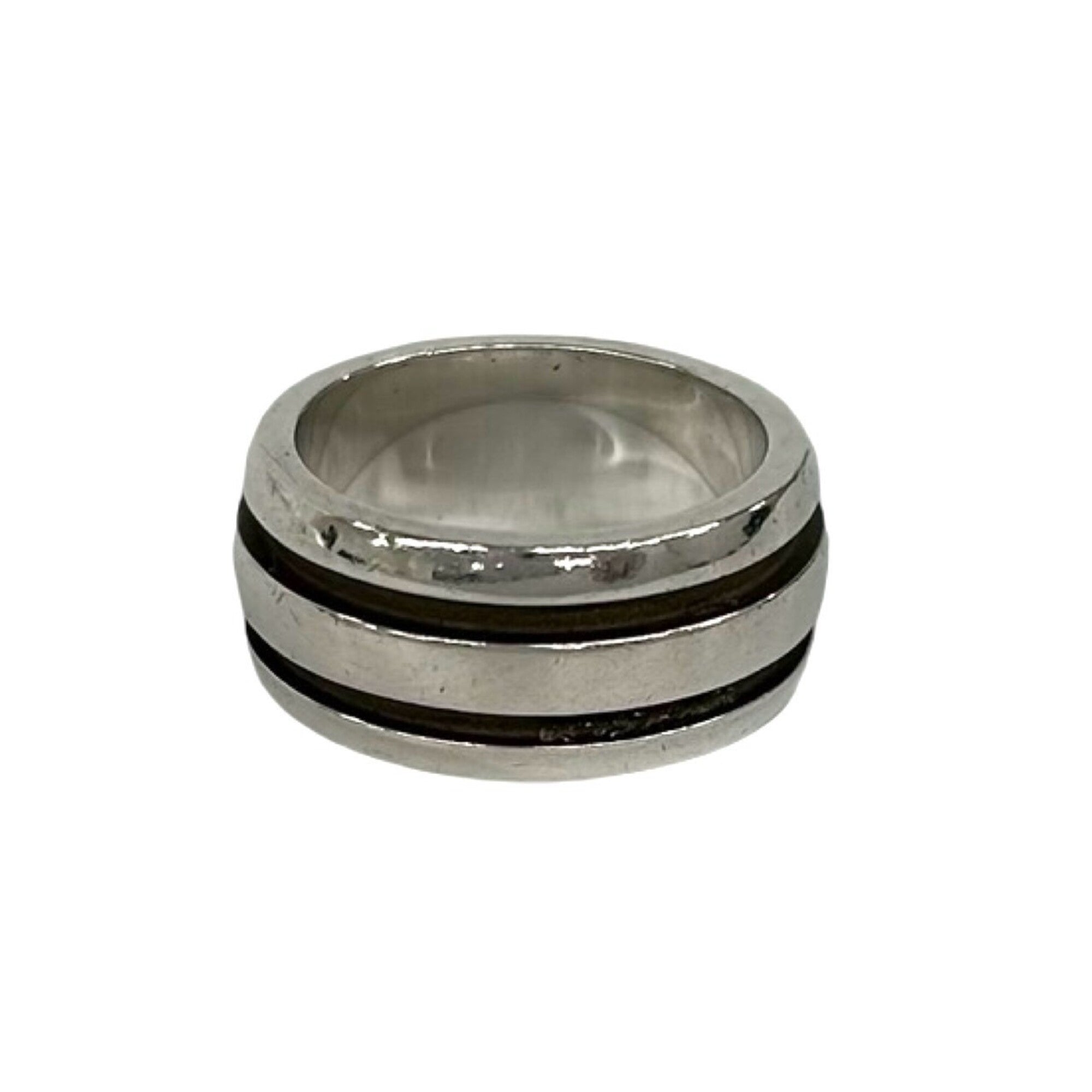 Tiffany Silver Silver 925 Band Ring (Pre-Owned)