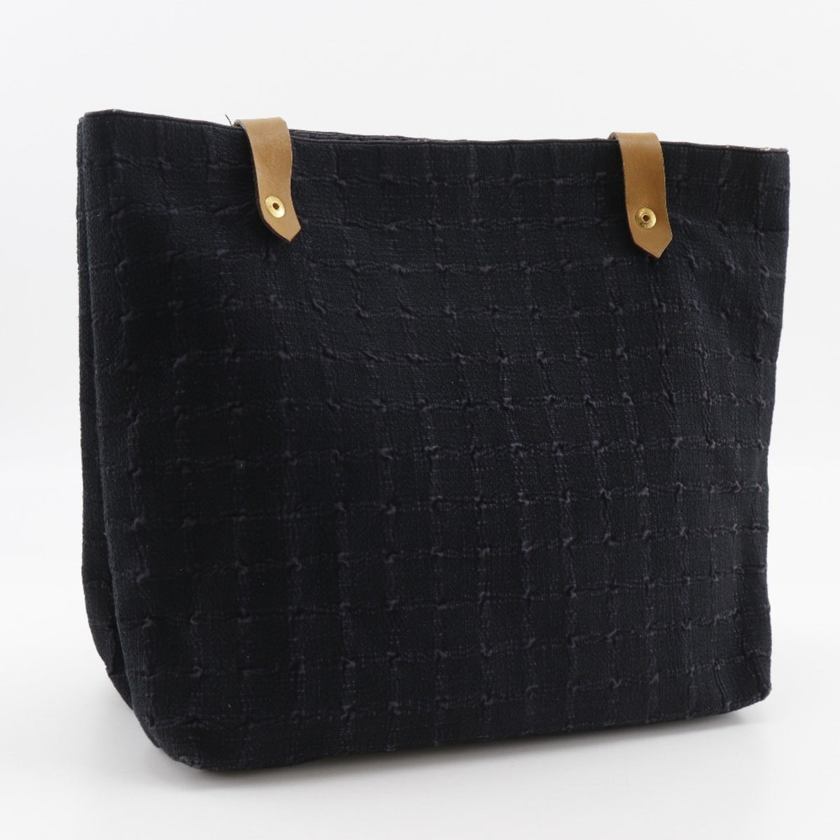 Hermes Ahmedabad Black Canvas Shoulder Bag (Pre-Owned)