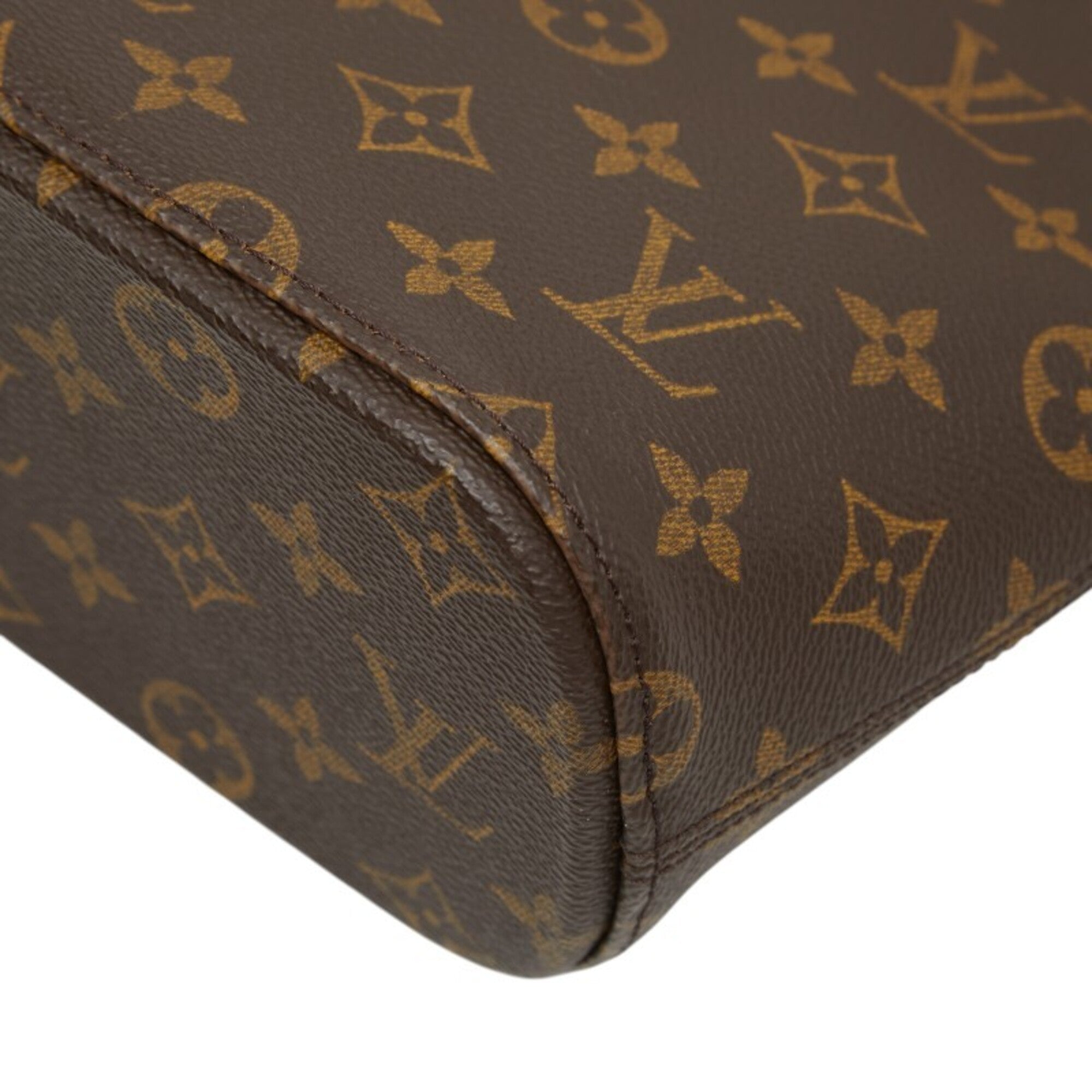 Louis Vuitton Brown Pvc Leather Tote Bag (Pre-Owned)