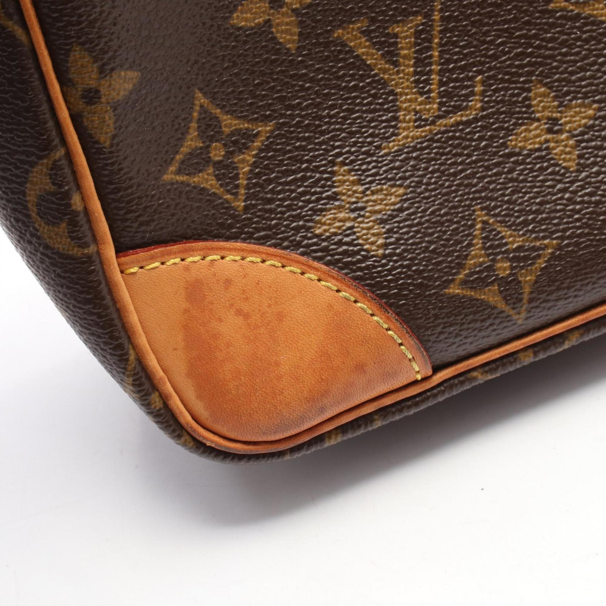 Louis Vuitton Brown Monogram Coated Canvas Leather Shoulder Bag (Pre-Owned)
