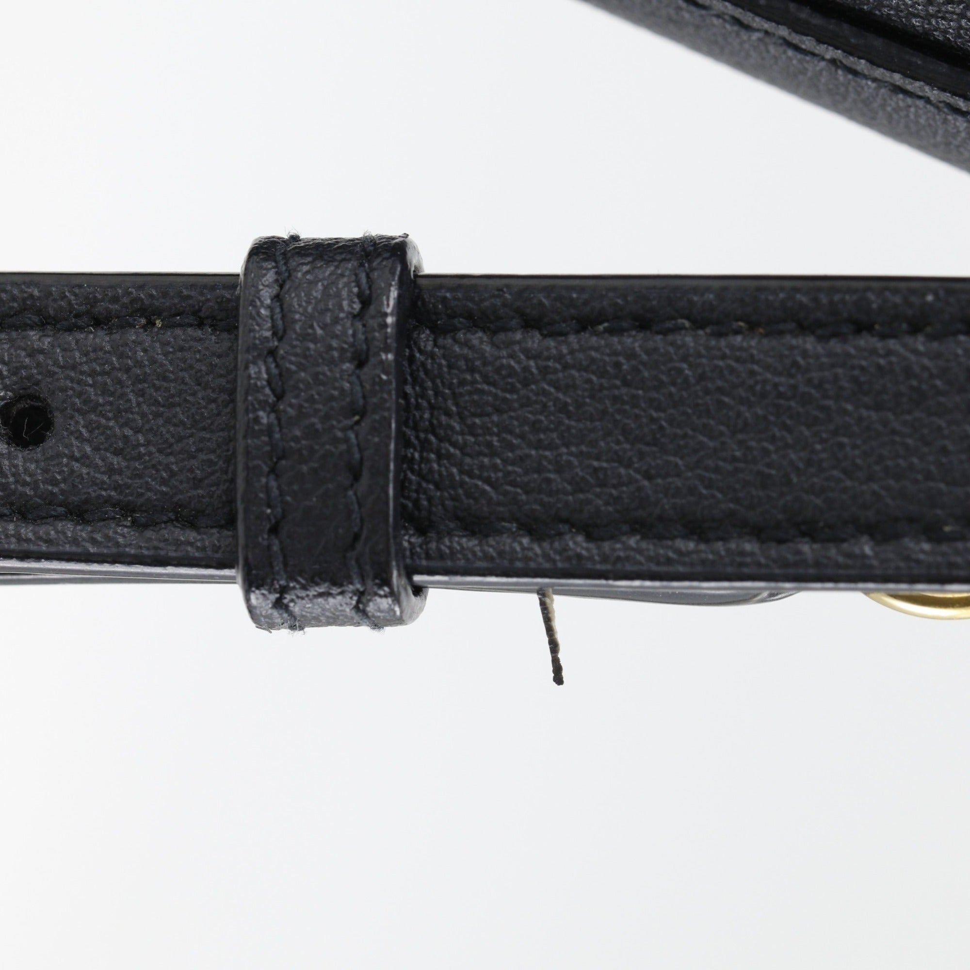Saint Laurent Black Leather Handbag Tote Bag (Pre-Owned)