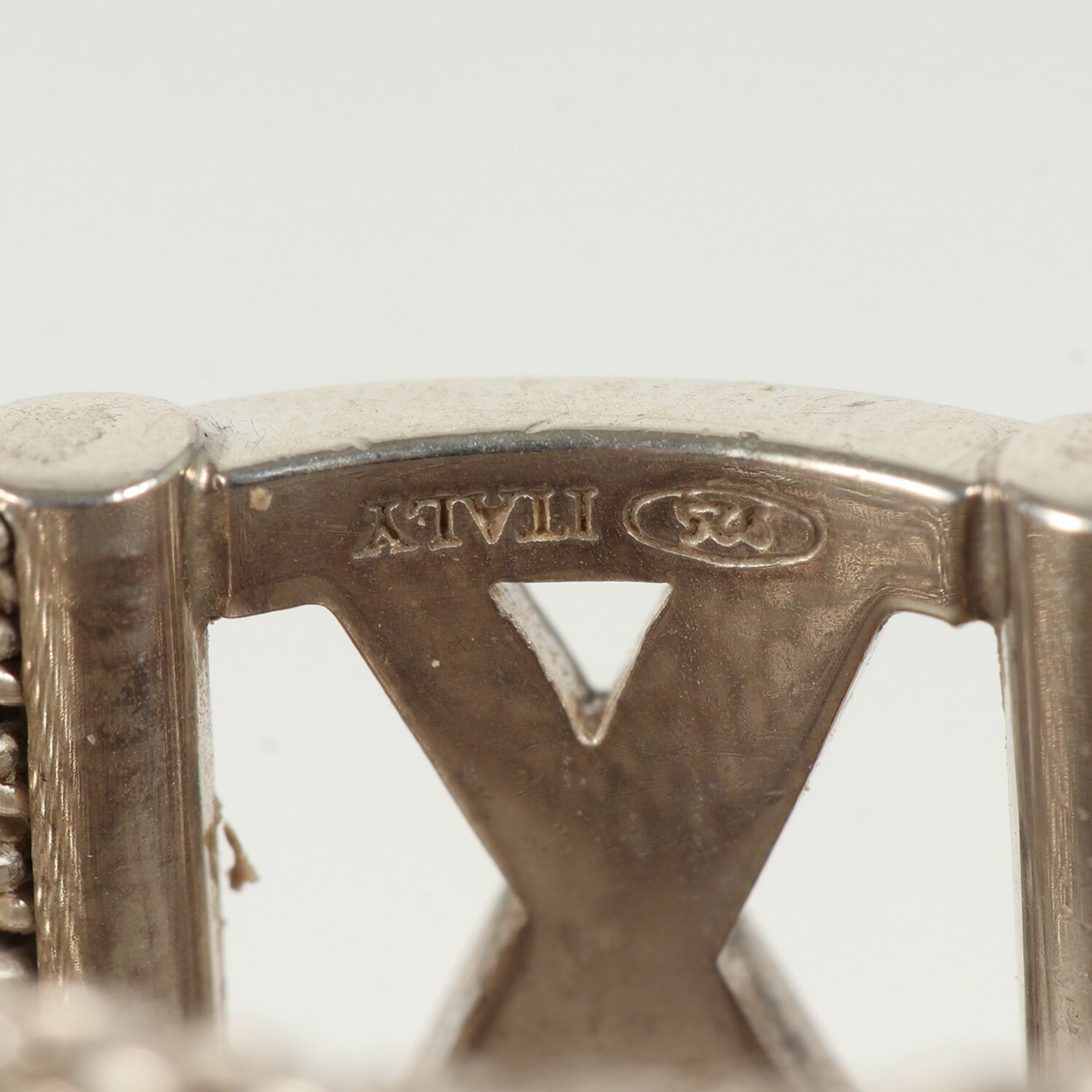 Tiffany Silver Silver 925 Band Ring (Pre-Owned)
