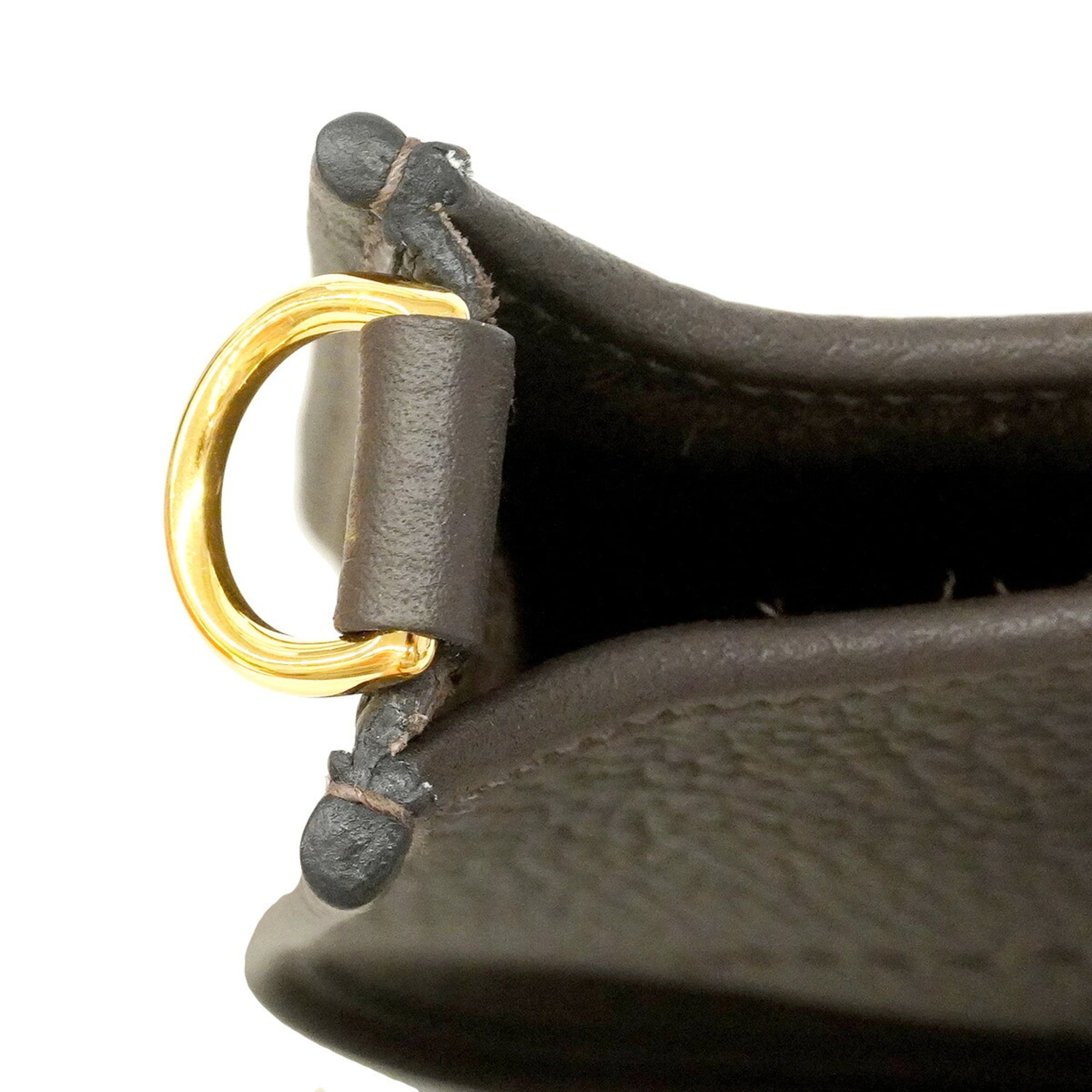 Hermes Brown Taurillon Clemence Leather Shoulder Bag (Pre-Owned)