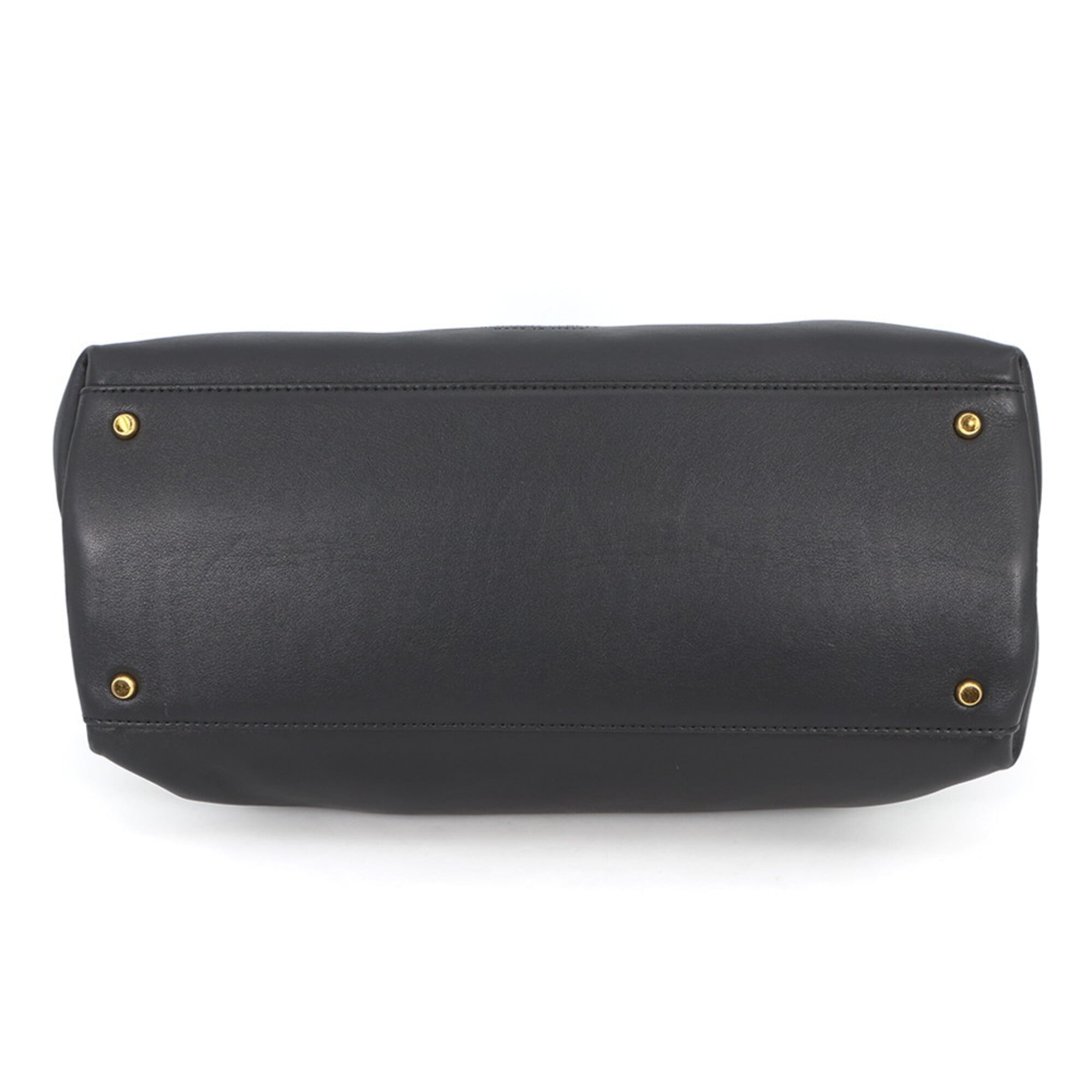 Bottega Veneta Black Leather Handbag (Pre-Owned)