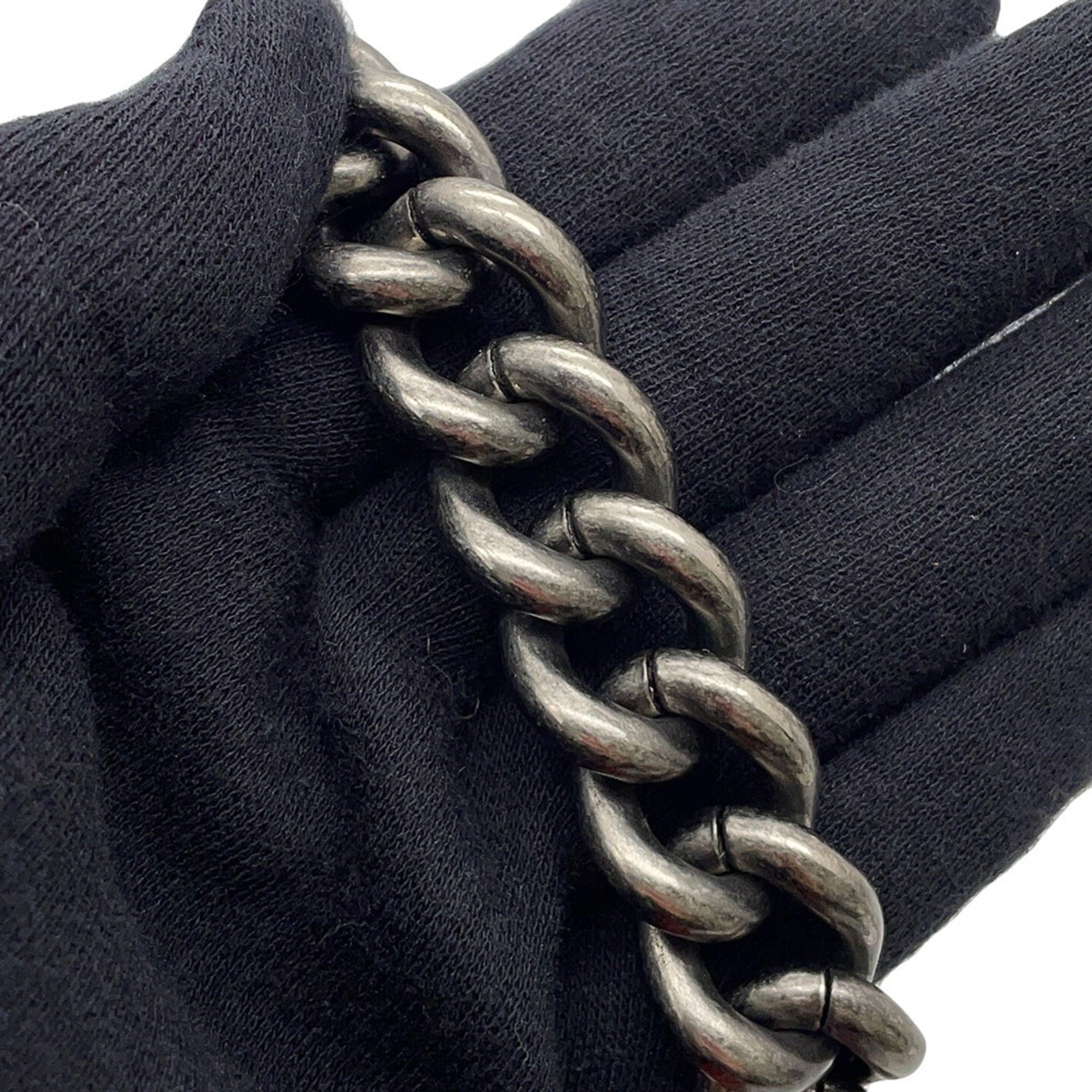 Chanel Matelasse Red Color Grained Calfskin Shoulder Bag (Pre-Owned)