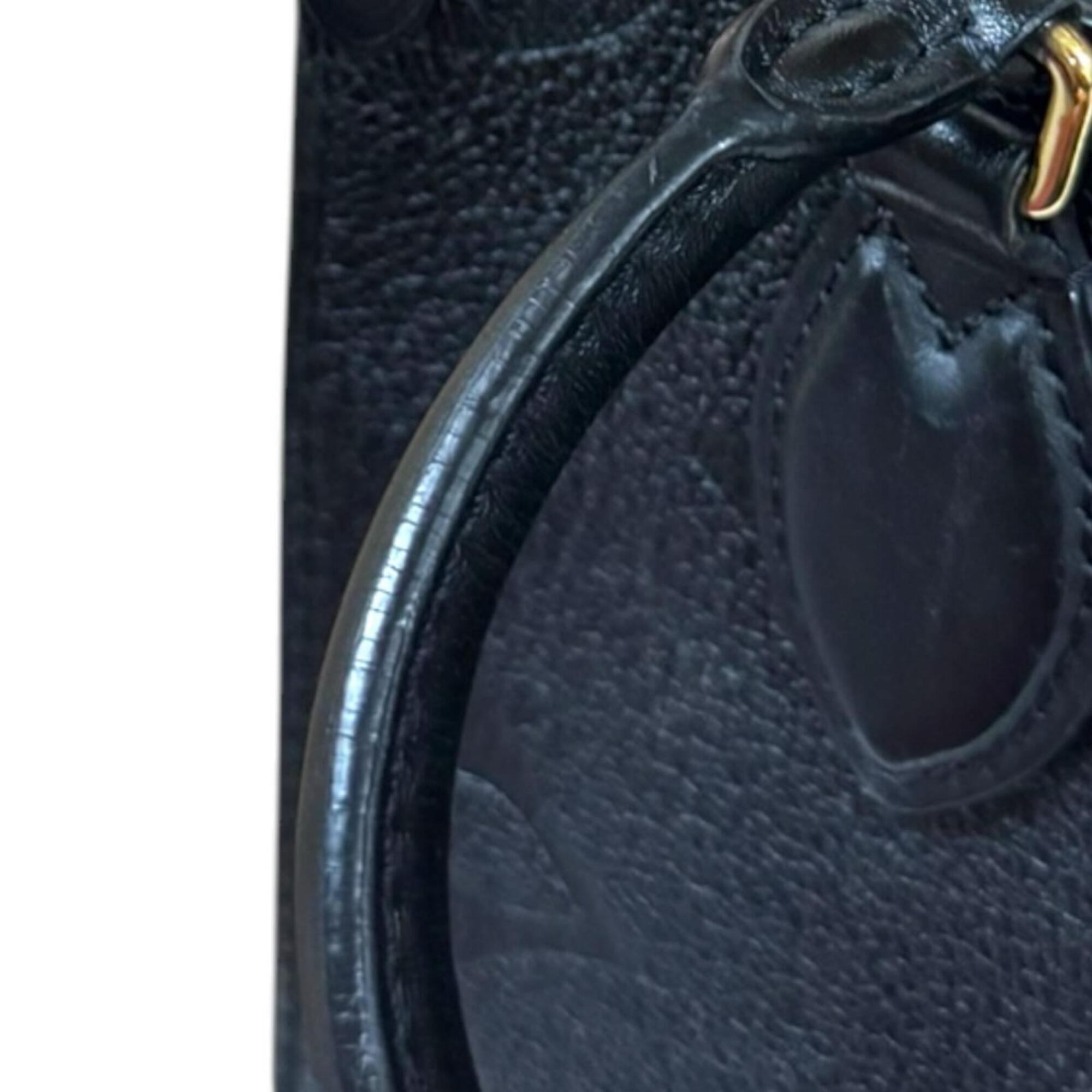 Louis Vuitton Black Noir Monogram Empreinte Shoulder Bag (Pre-Owned)