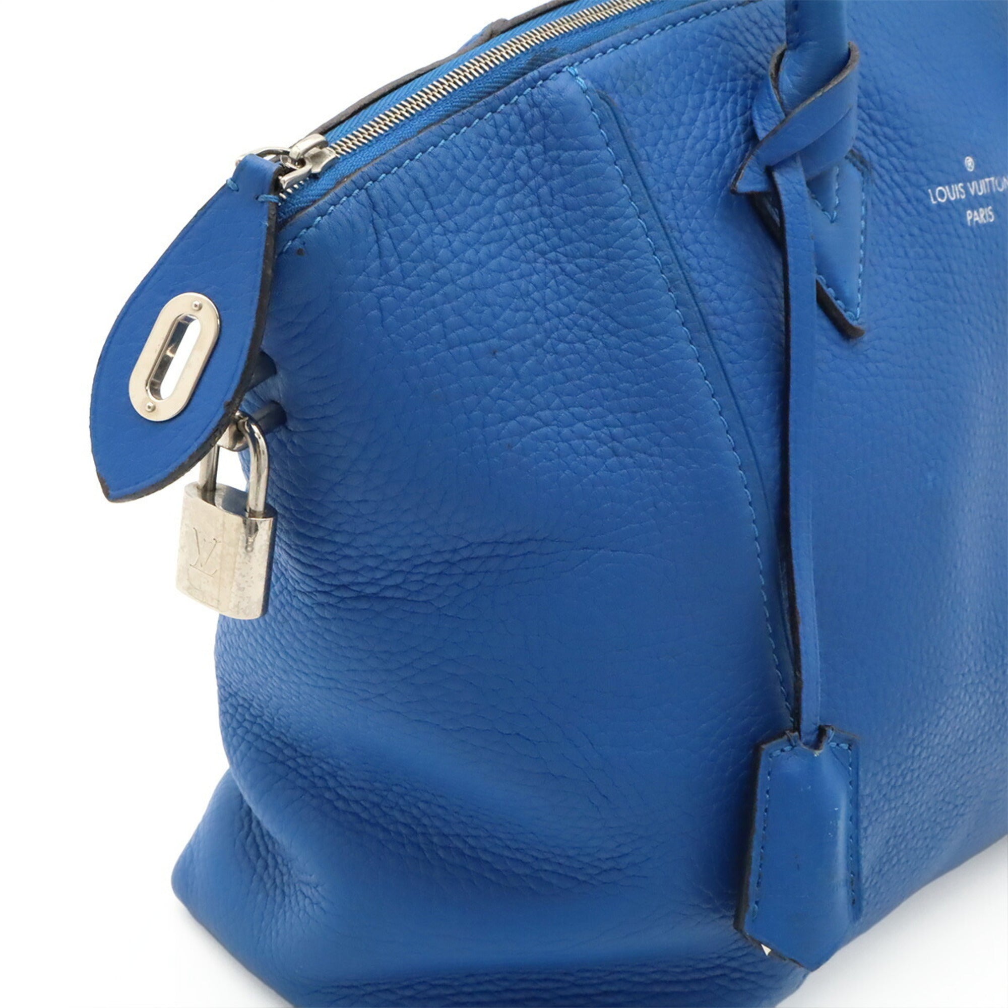 Louis Vuitton Blue Leather Handbag (Pre-Owned)