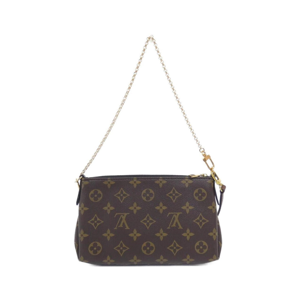 Louis Vuitton Monogram Black Marron Coated Canvas Shoulder Bag (Pre-Owned)