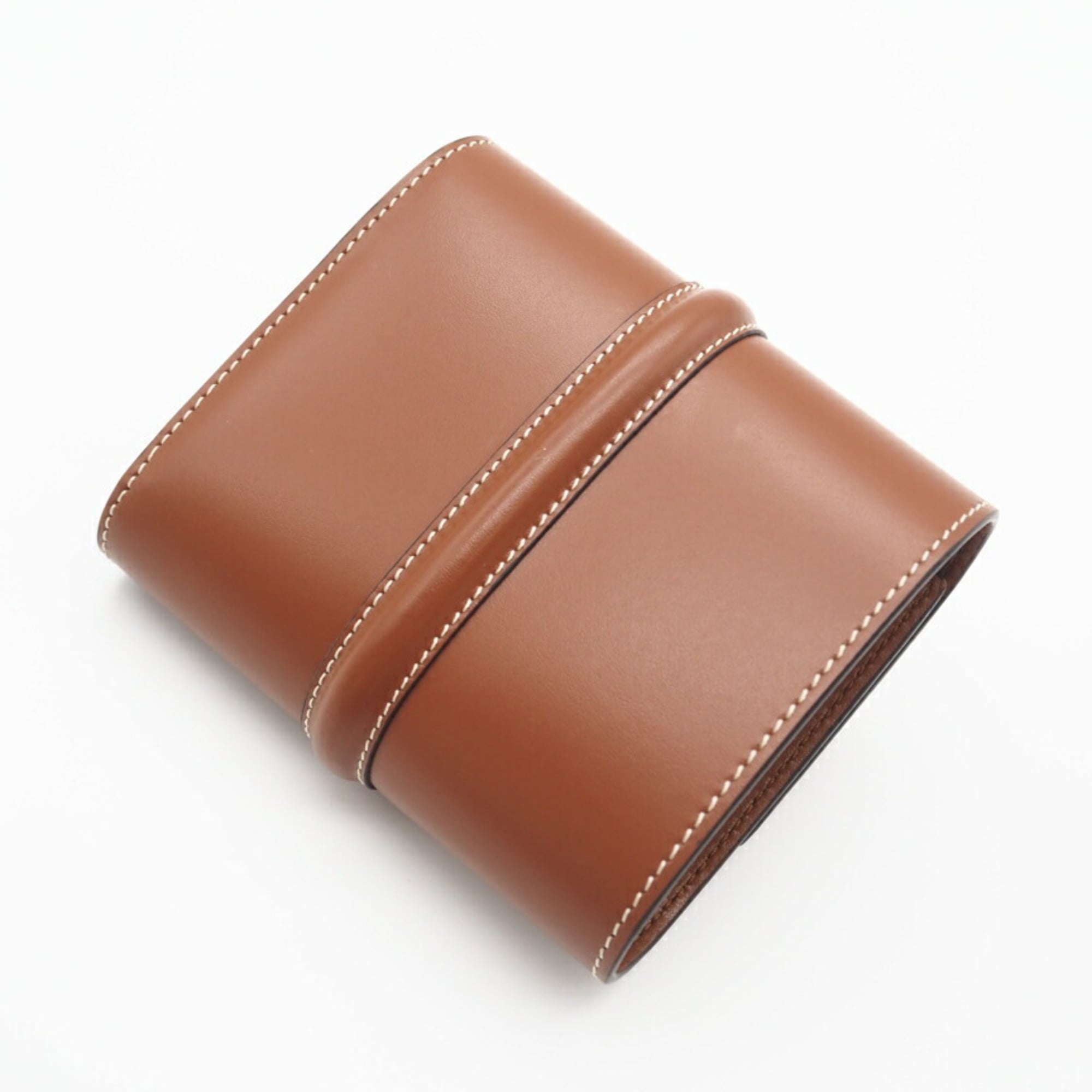 Celine Brown Satin Wallet (Tri-Fold) (Pre-Owned)