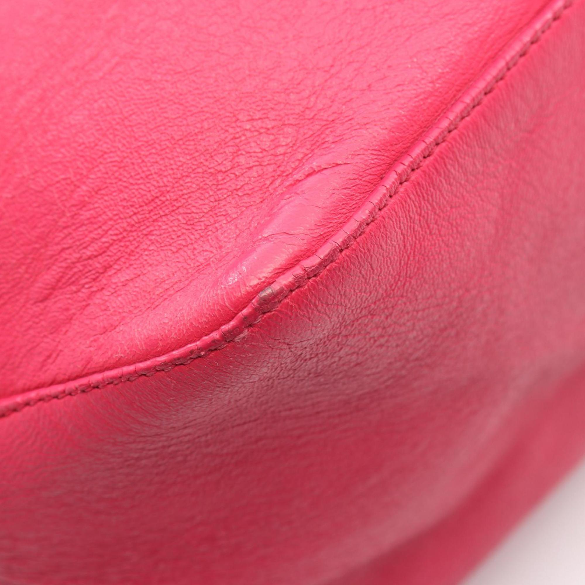 Loewe Pink Leather Handbag Tote Bag (Pre-Owned)