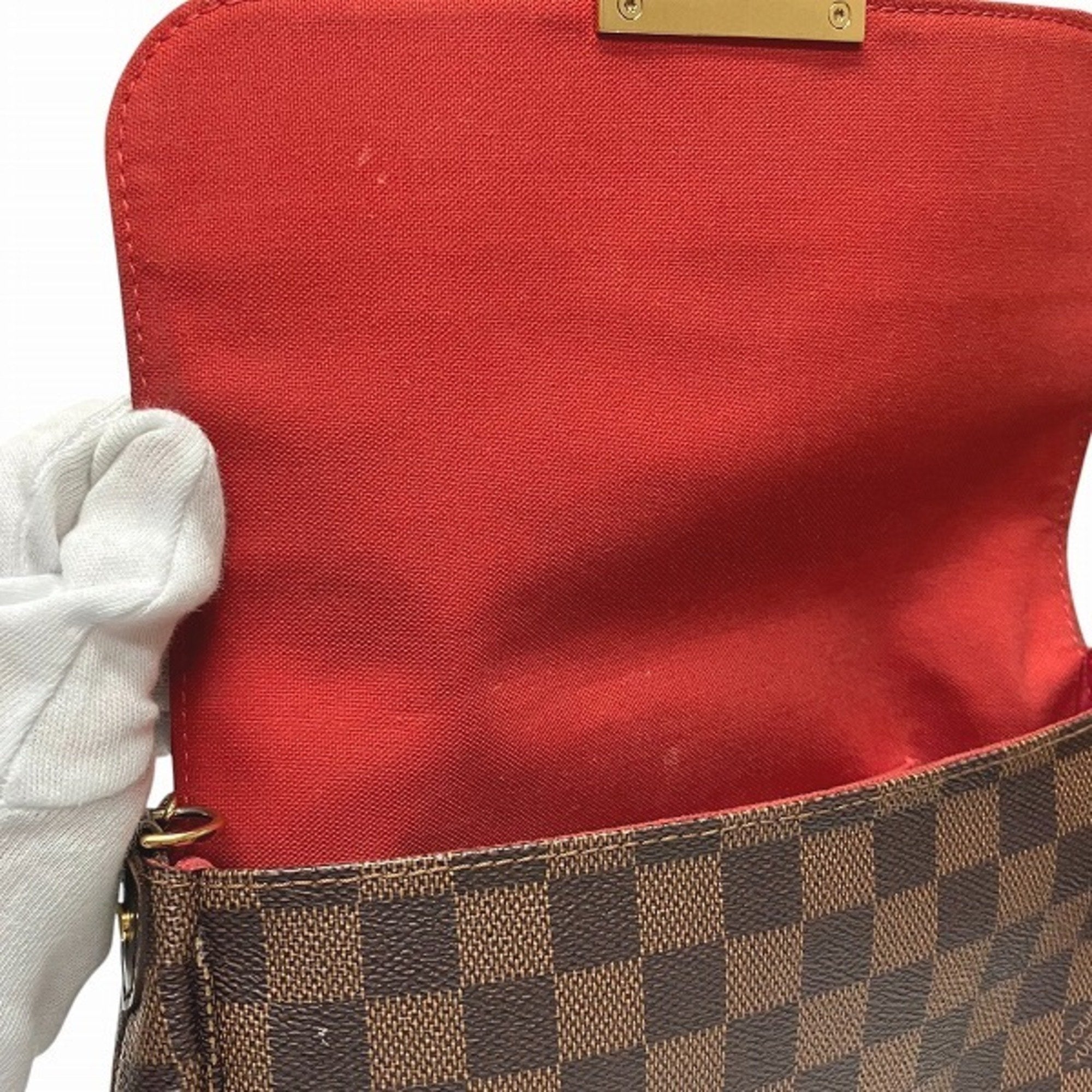 Louis Vuitton Brown Damier Canvas Damier Canvas Shoulder Bag (Pre-Owned)