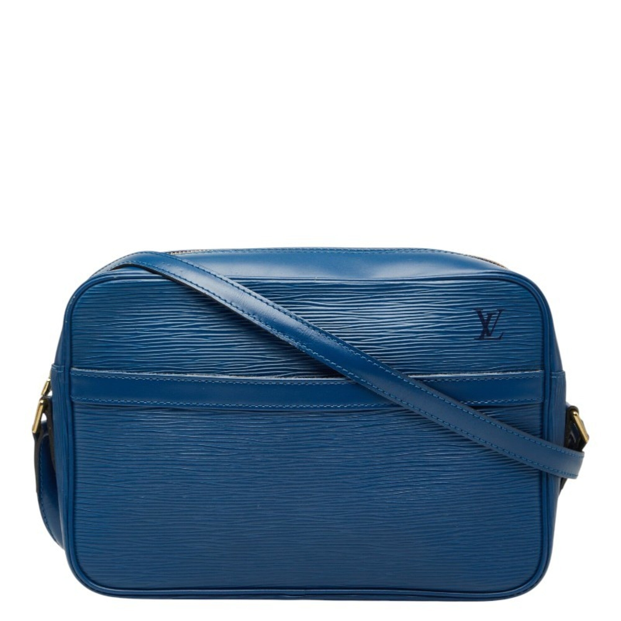 Louis Vuitton Epi Toledo Blue Leather Shoulder Bag (Pre-Owned)