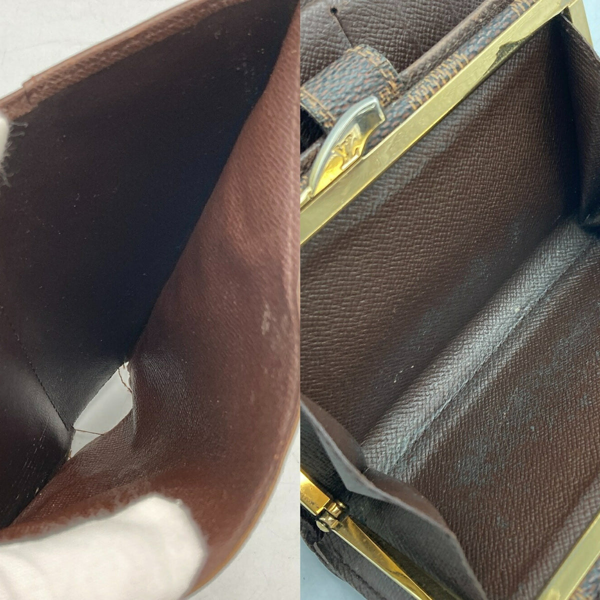 Louis Vuitton Brown Pvc Leather Wallet (Bi-Fold) (Pre-Owned)