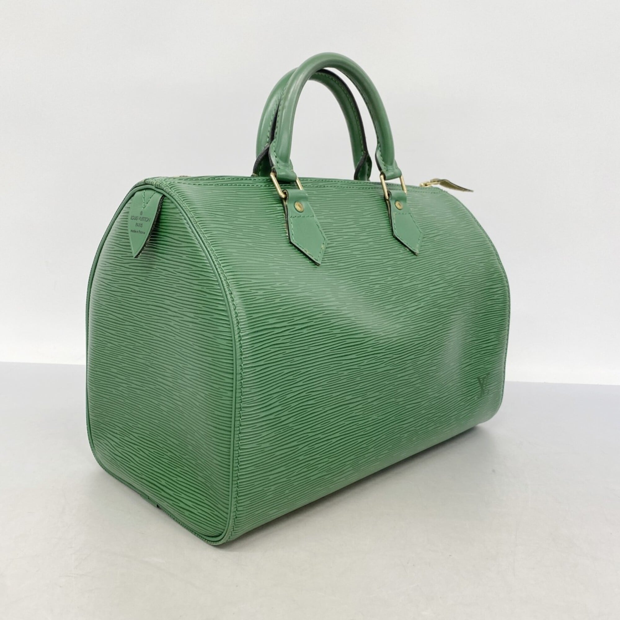 Louis Vuitton Borneo Green Handbag (Pre-Owned)