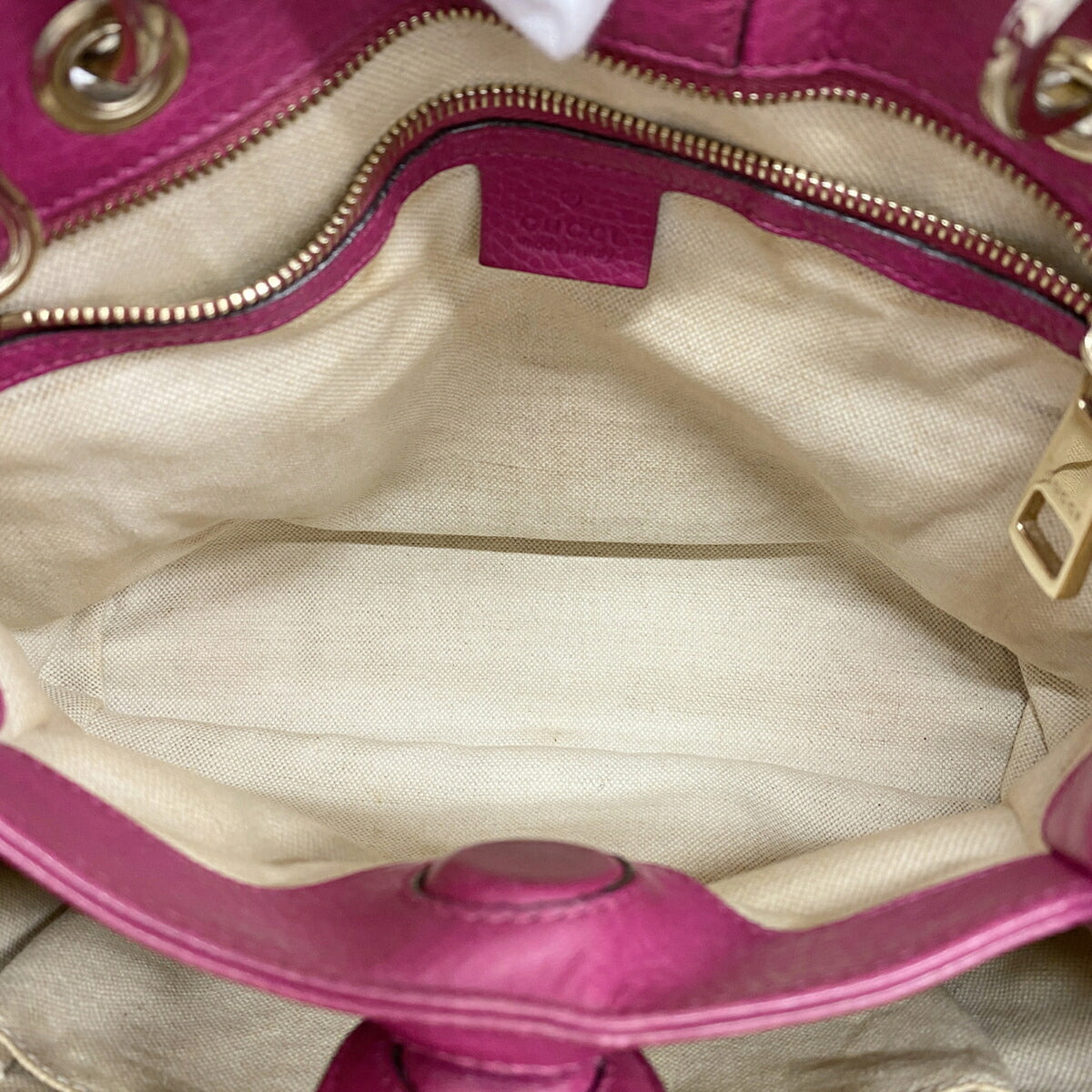 Gucci Purple Leather Handbag (Pre-Owned)