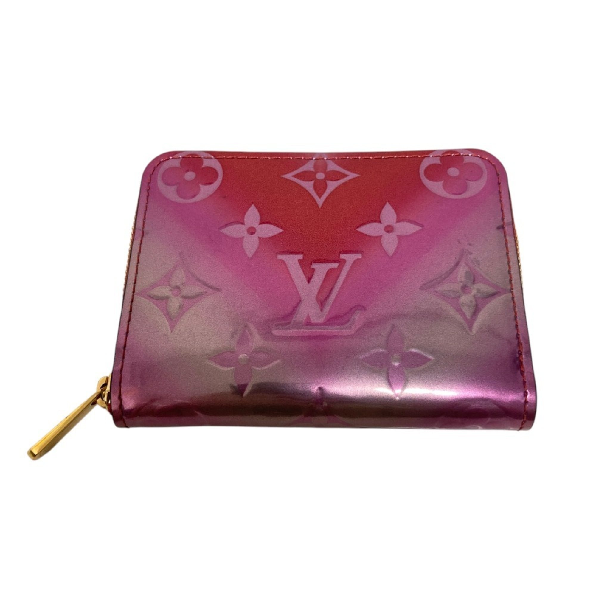 Louis Vuitton Monogram Vernis Metallic Pink Monogram Vernis Coin Purse/Coin Case (Pre-Owned)