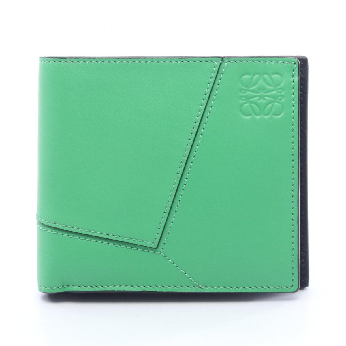 Loewe Green Leather Wallet (Bi-Fold) (Pre-Owned)