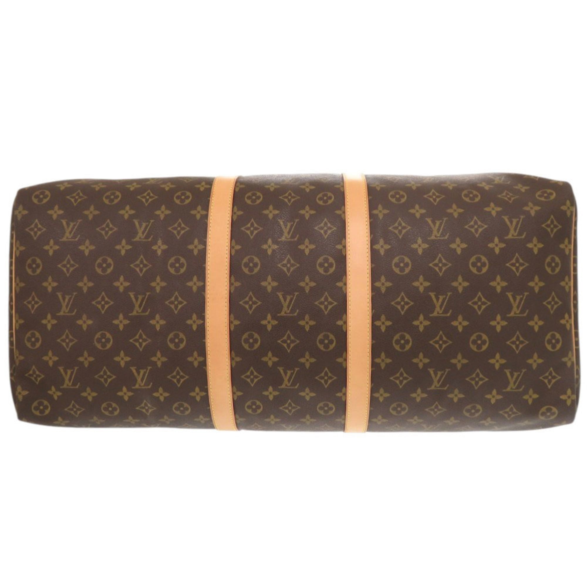 Louis Vuitton Brown Monogram Canvas Boston Bag (Pre-Owned)