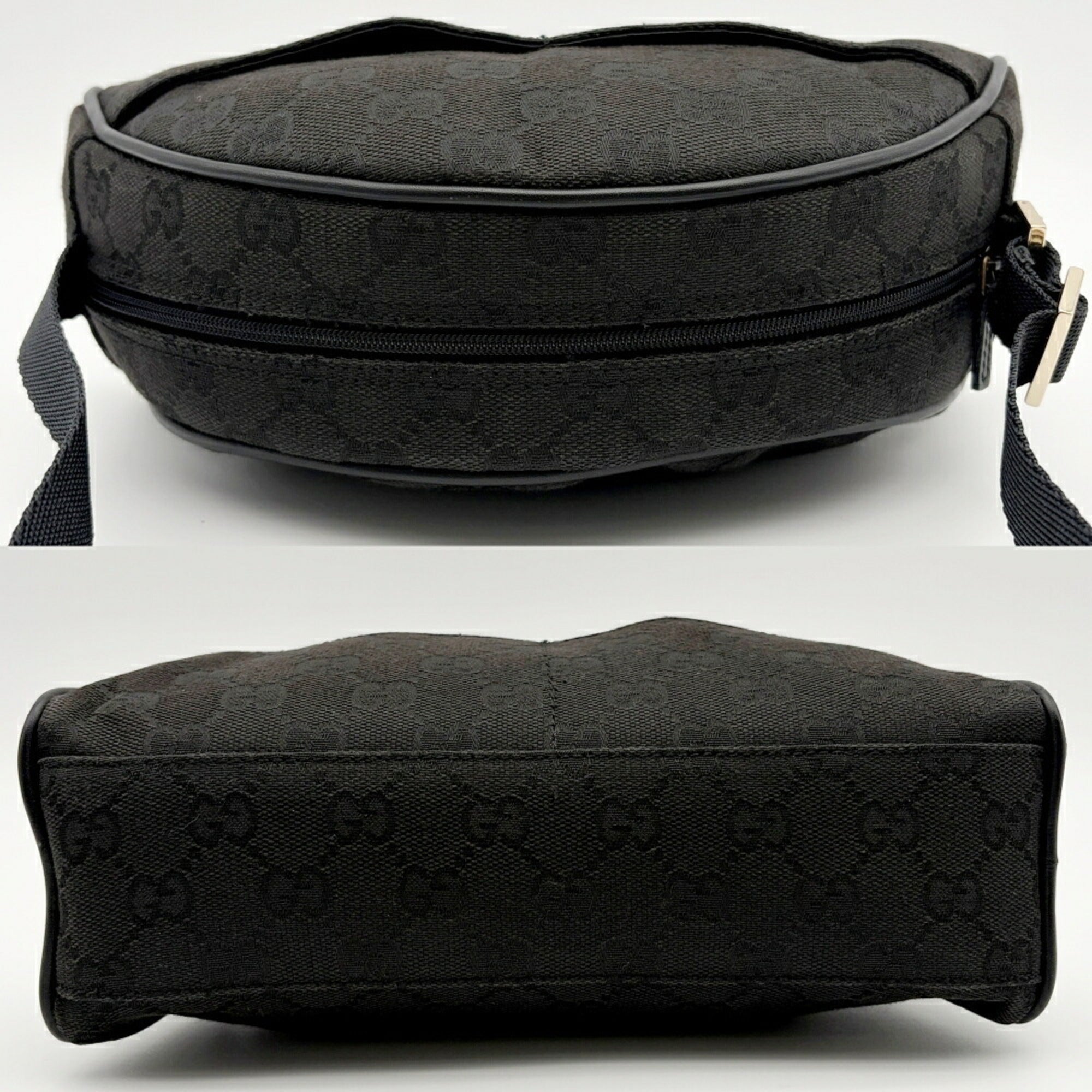 Gucci Black Gg Canvas Pouch (Pre-Owned)