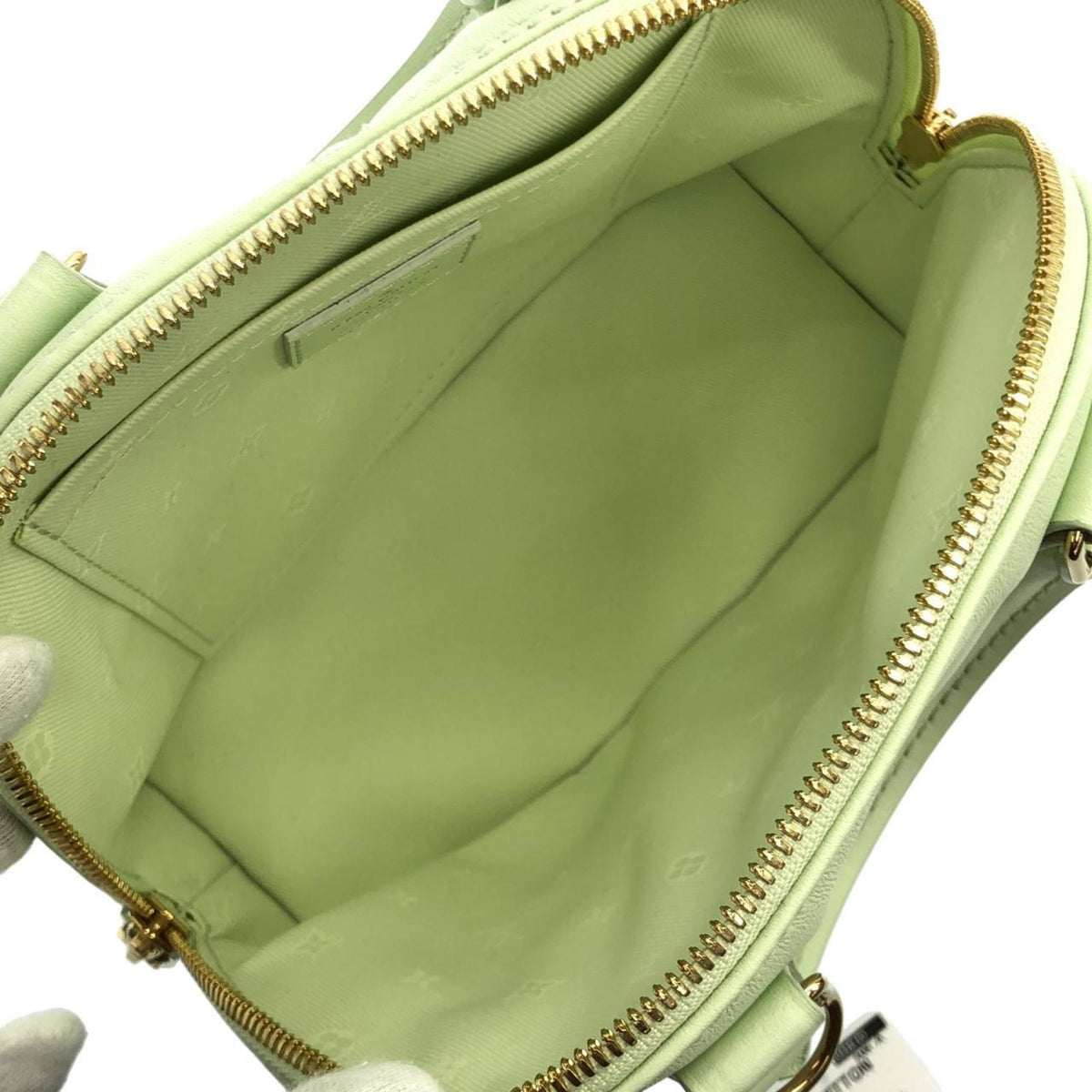Louis Vuitton Light Green Vert Leather Handbag (Pre-Owned)