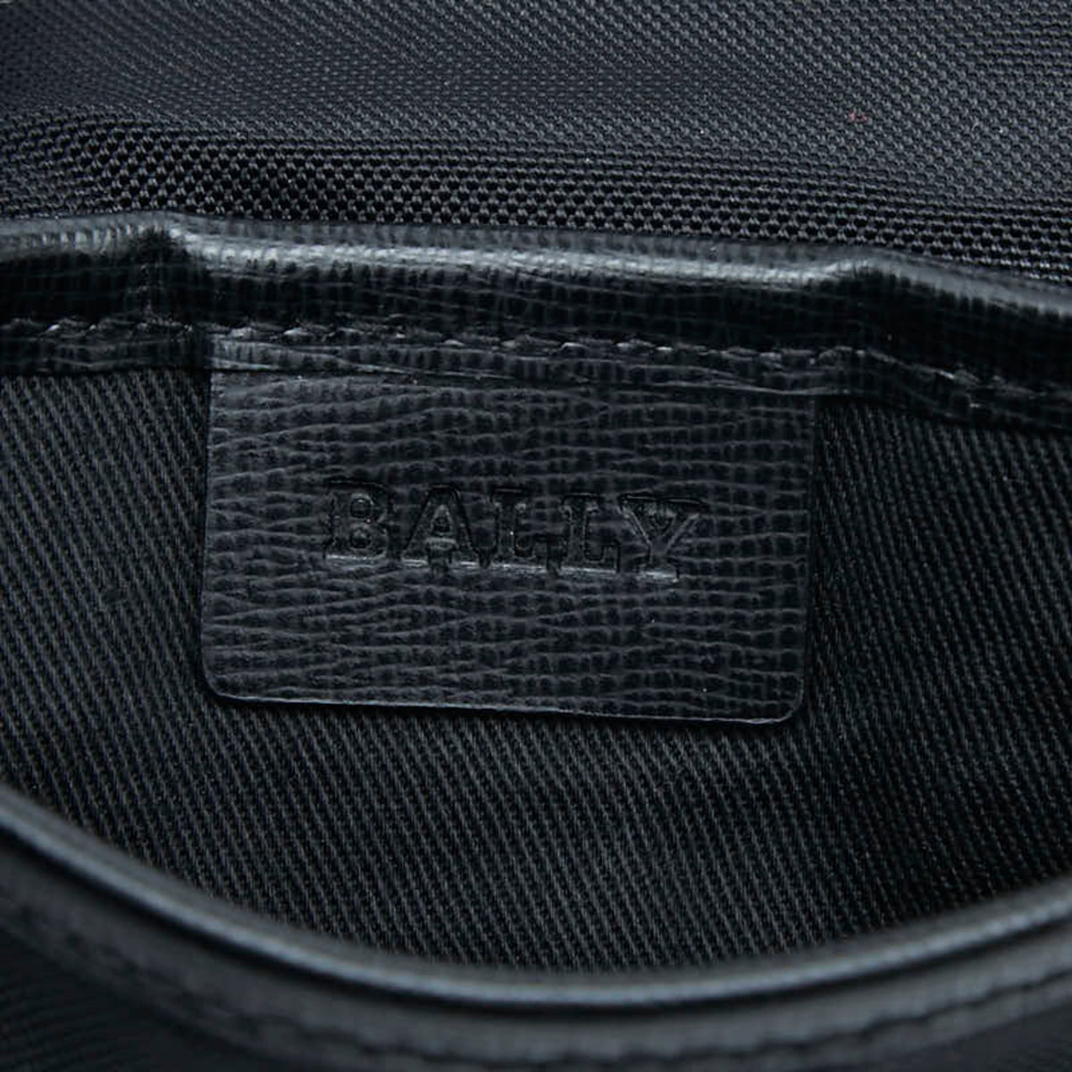 Bally Black Canvas Leather Fanny Pack Shoulder Bag (Pre-Owned)