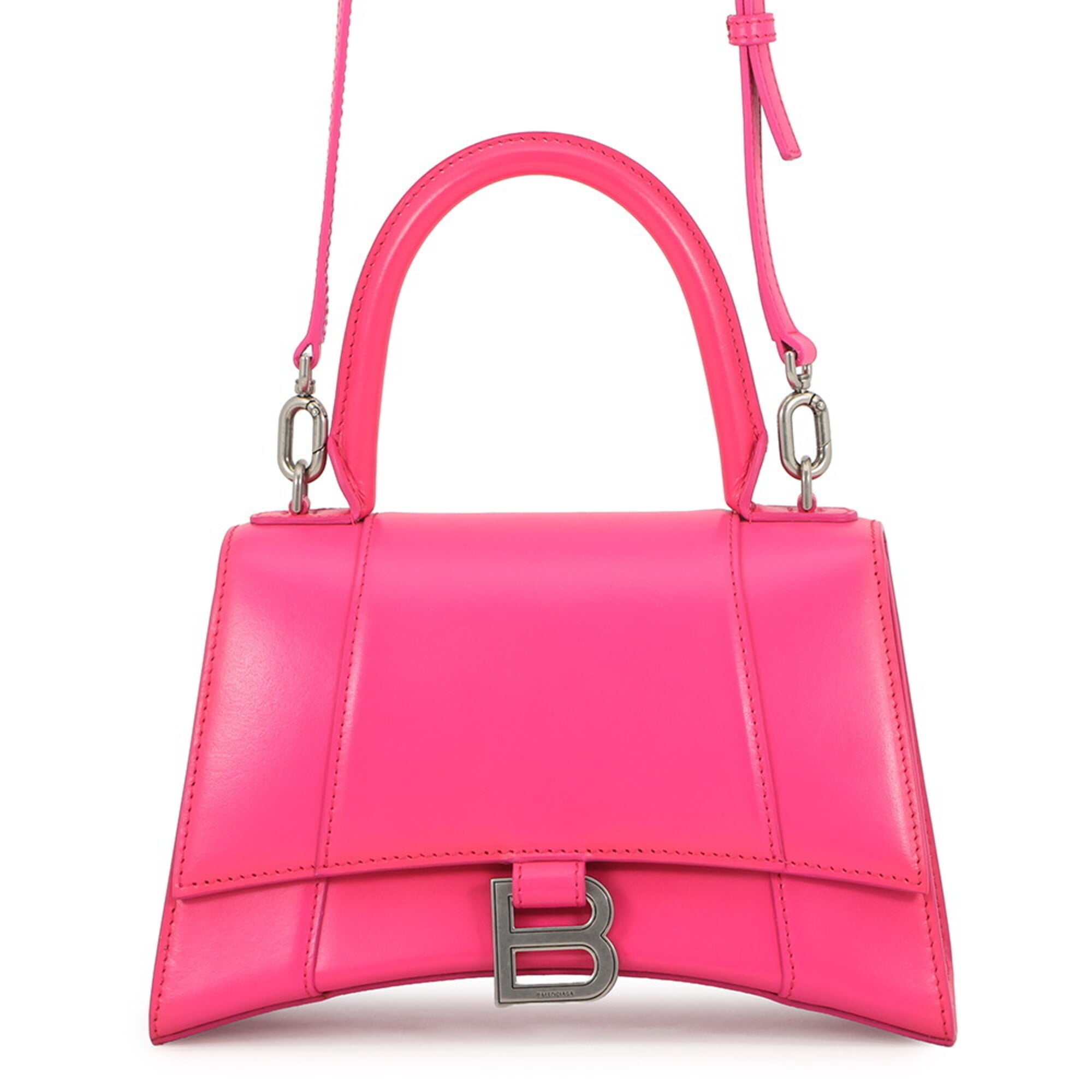Balenciaga Pink Leather Handbag Shoulder Bag (Pre-Owned)