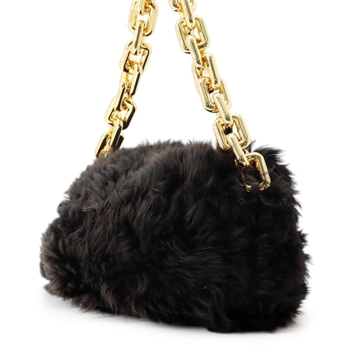 Bottega Veneta Black Handbag Pouch Shoulder Bag (Pre-Owned)