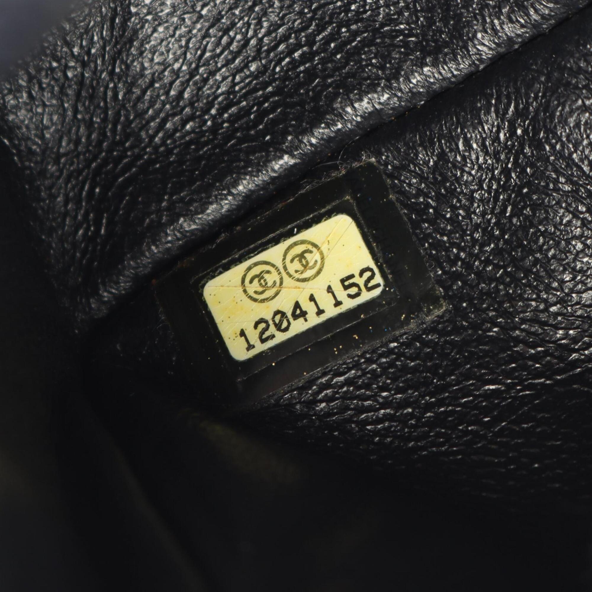 Chanel Navy Fabric Handbag Shoulder Bag (Pre-Owned)