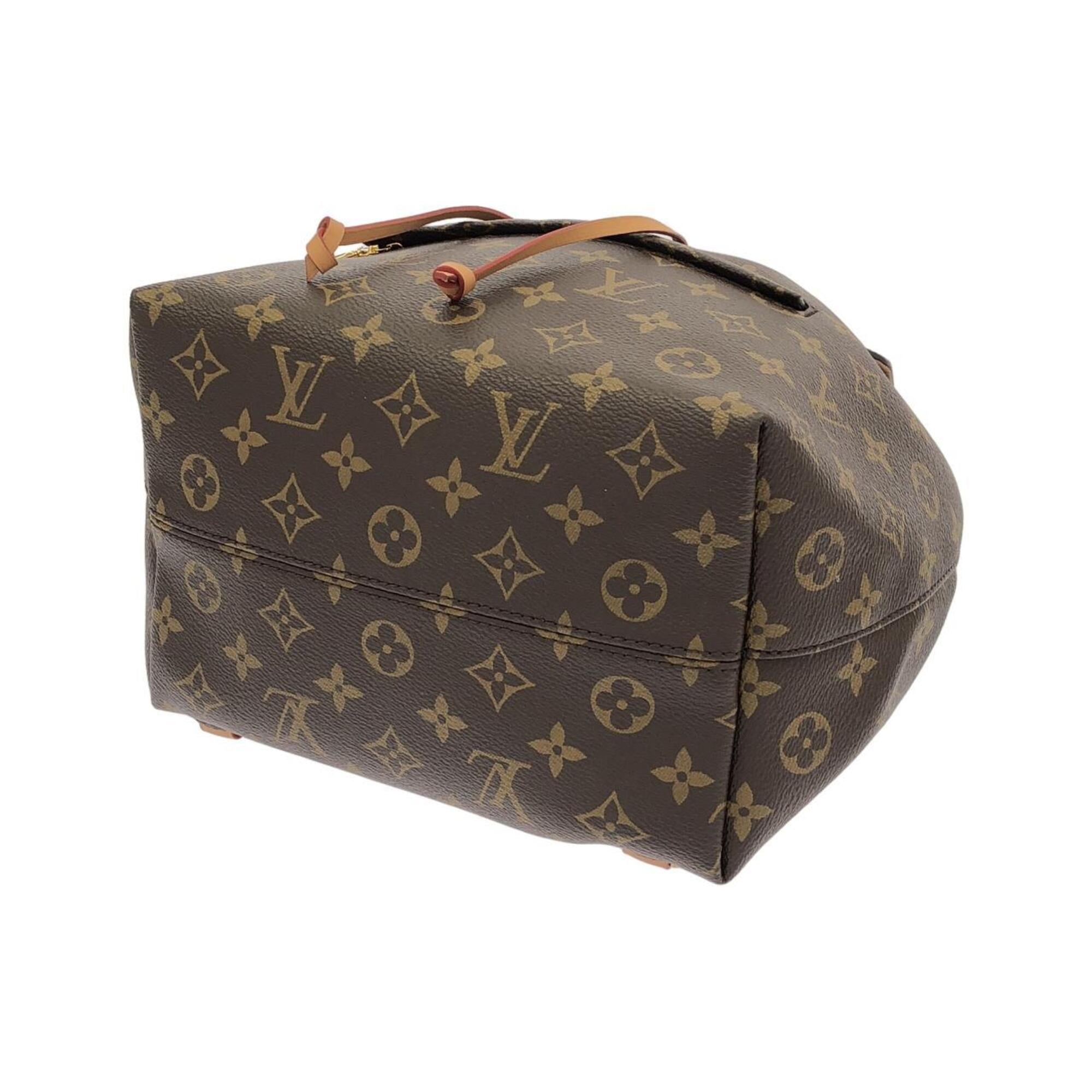 Louis Vuitton Marron Coated Canvas Backpack (Pre-Owned)