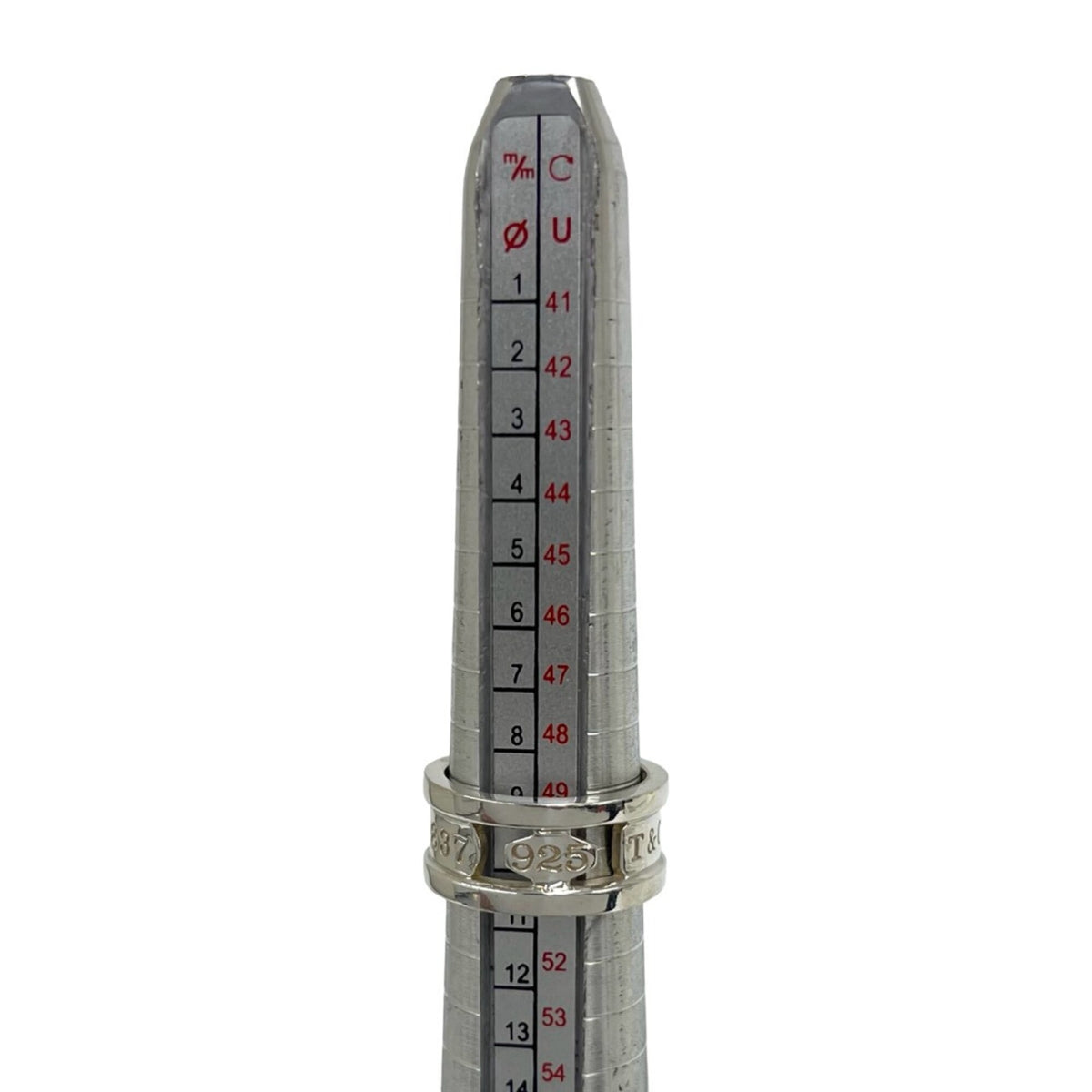 Tiffany Silver Silver 925 Band Ring (Pre-Owned)