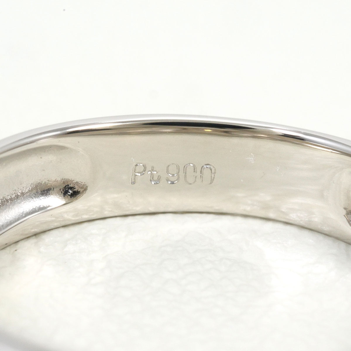 Unbranded Pink Platinum Platinum 900 Band Ring (Pre-Owned)