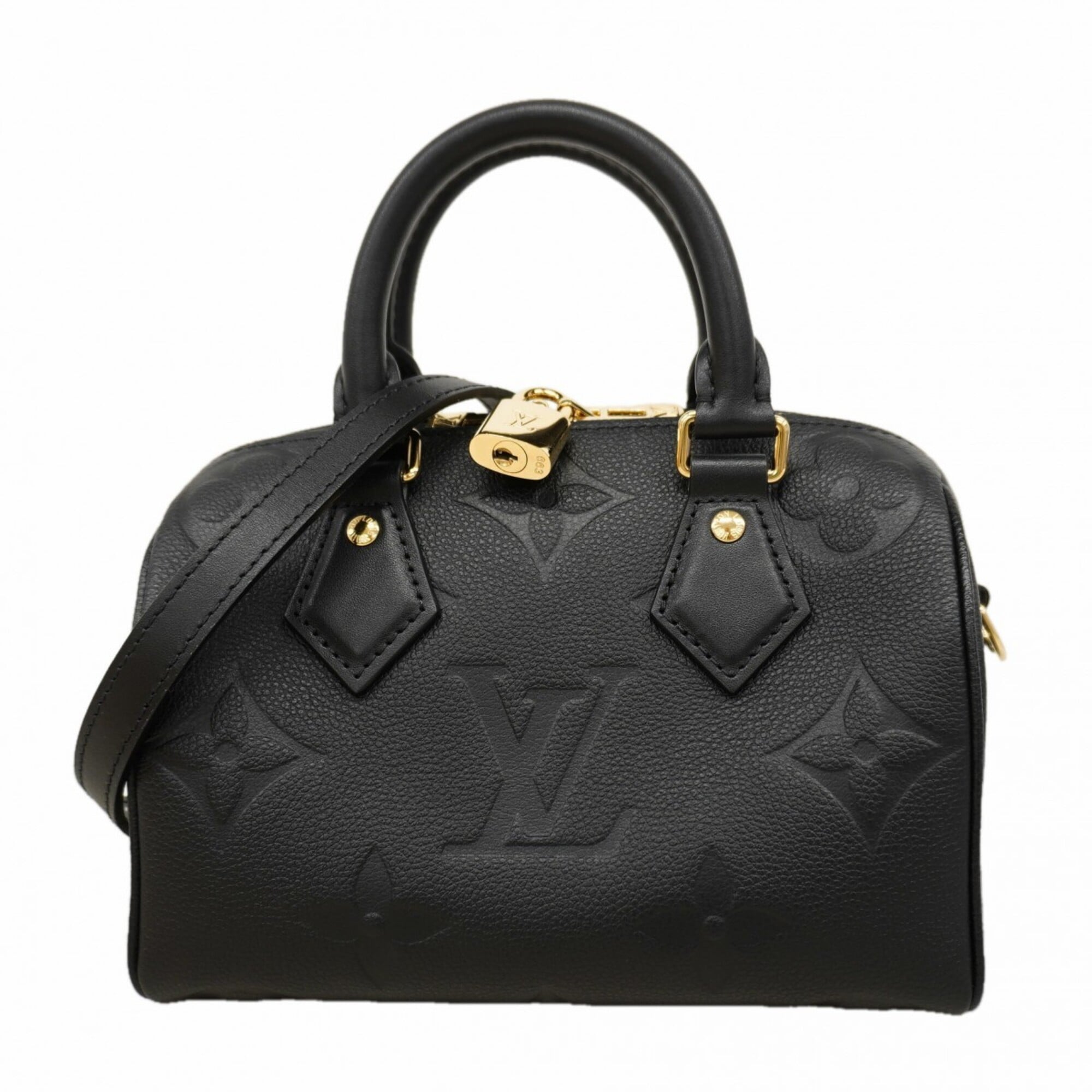 Louis Vuitton Noir Handbag (Pre-Owned)