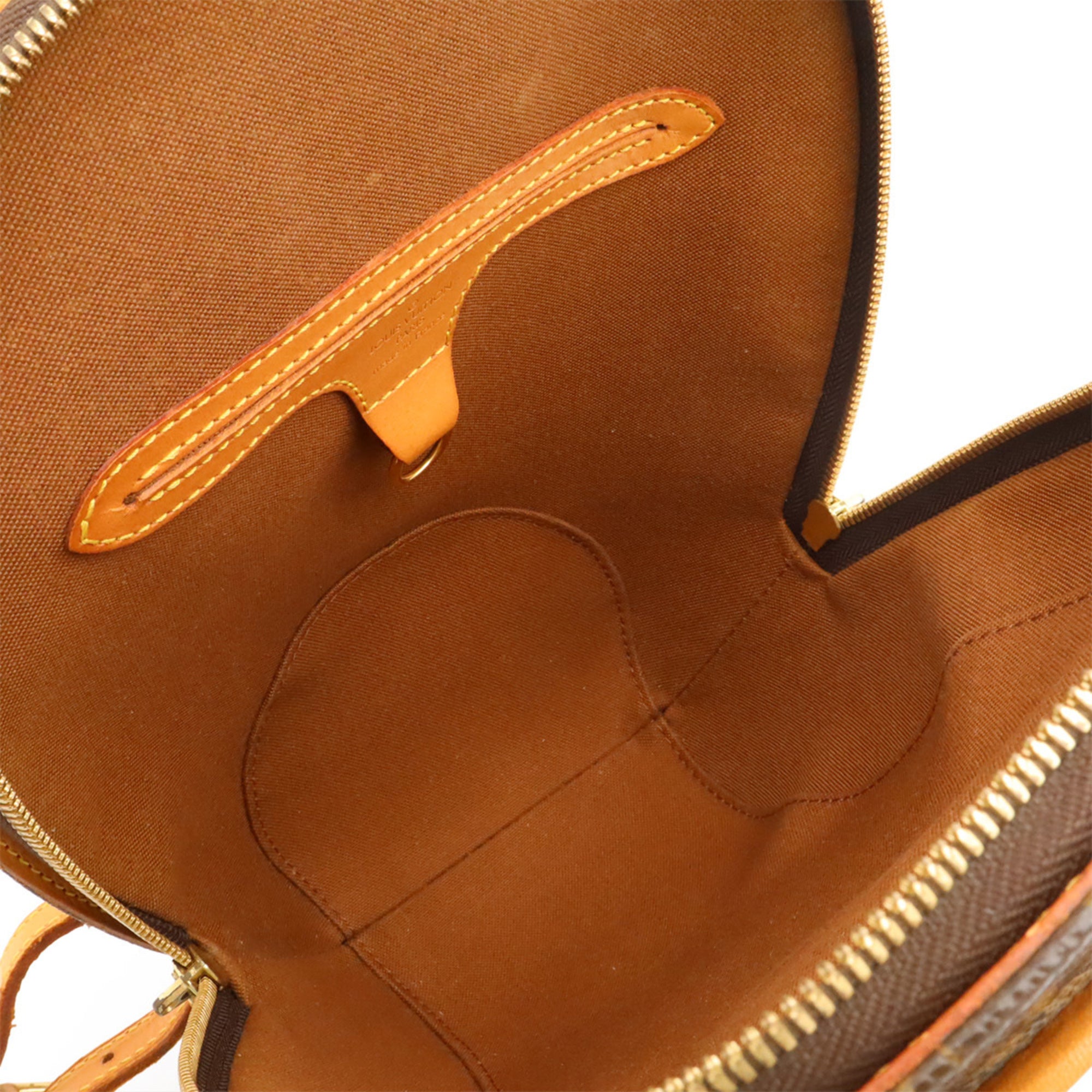 Louis Vuitton Brown Monogram Canvas Backpack Shoulder Bag (Pre-Owned)