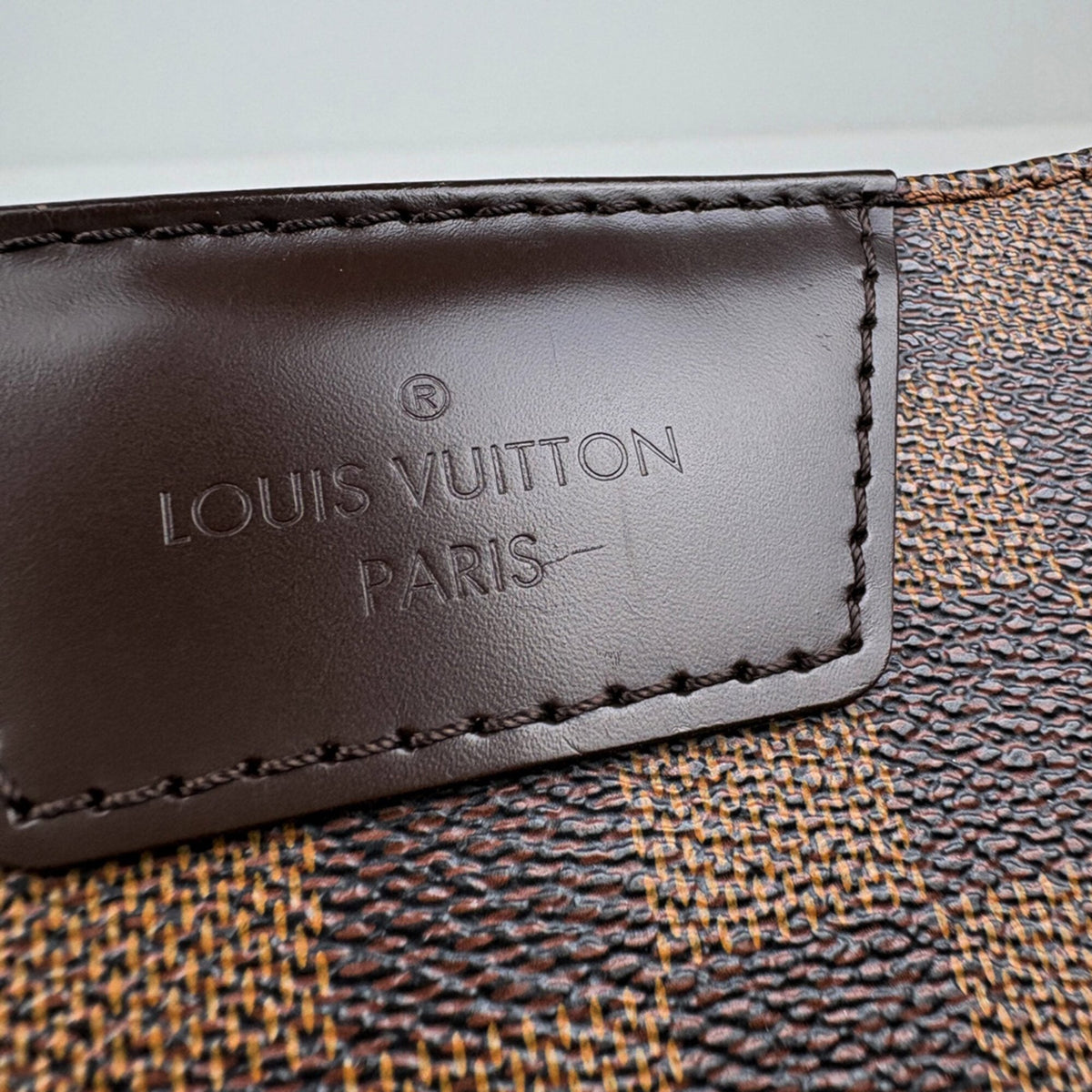 Louis Vuitton Damier Brown Damier Canvas Tote Bag (Pre-Owned)