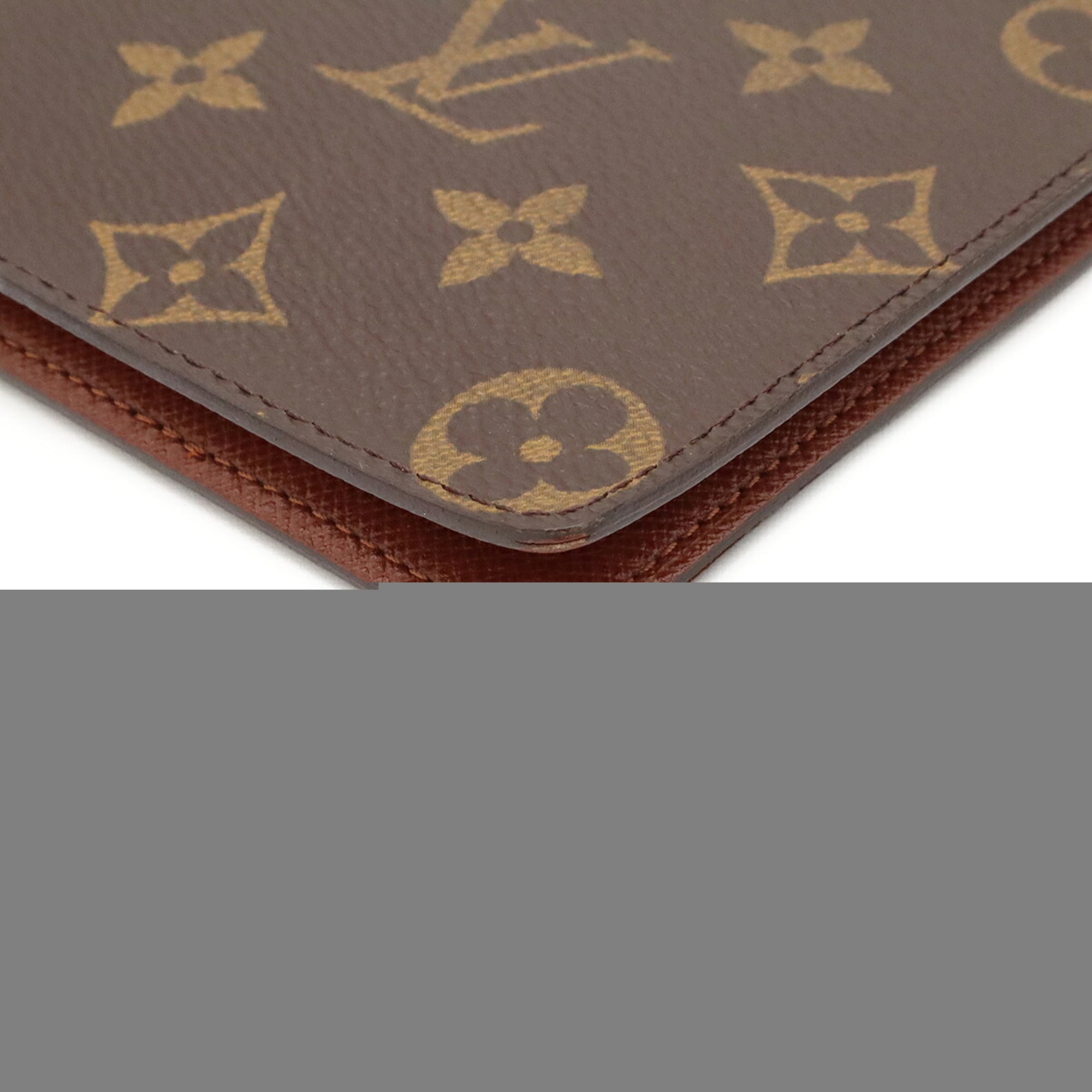 Louis Vuitton Brown Monogram Canvas Long Bill Wallet (Bi-Fold) (Pre-Owned)