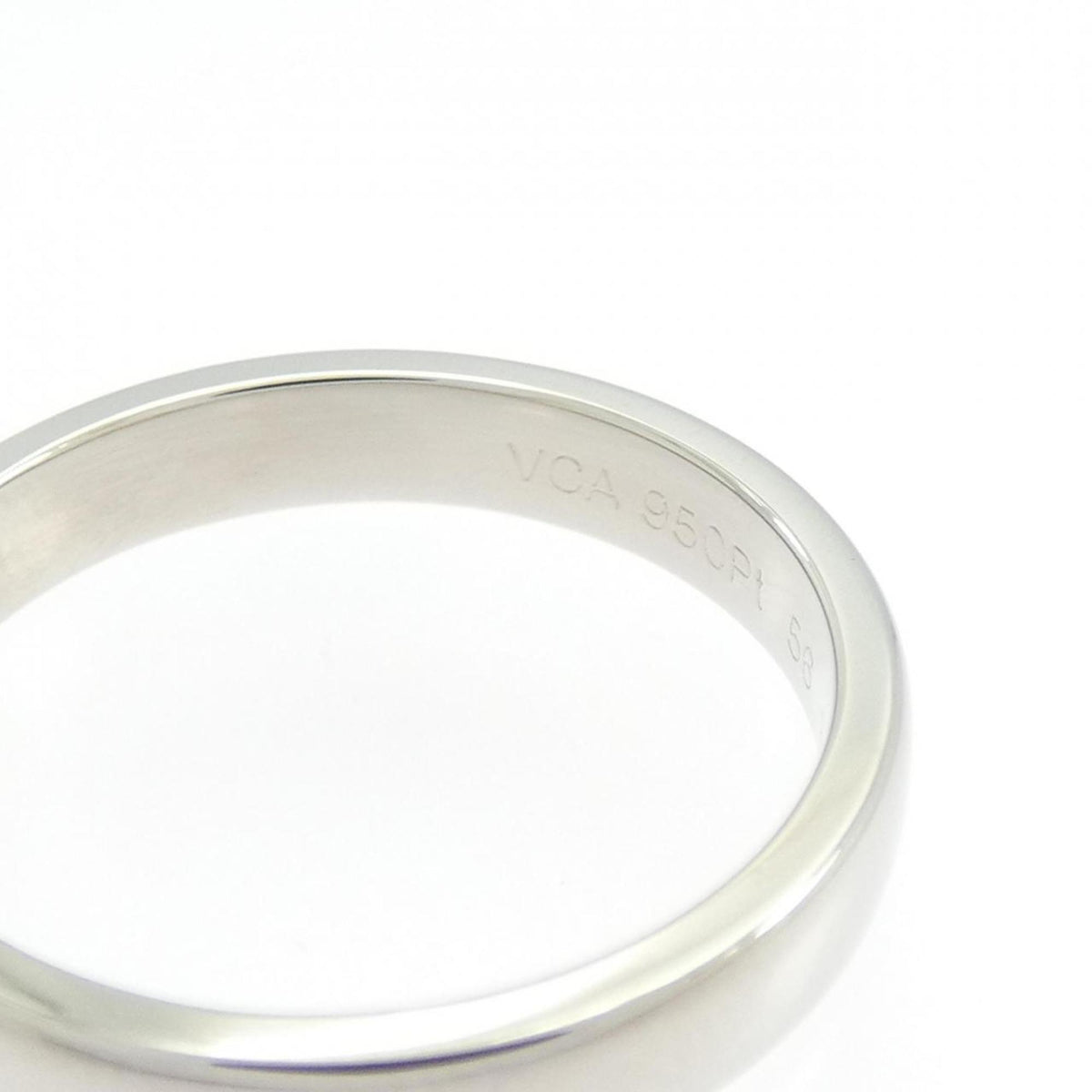 Van Cleef & Arpels Platinum 950 Band Ring (Pre-Owned)