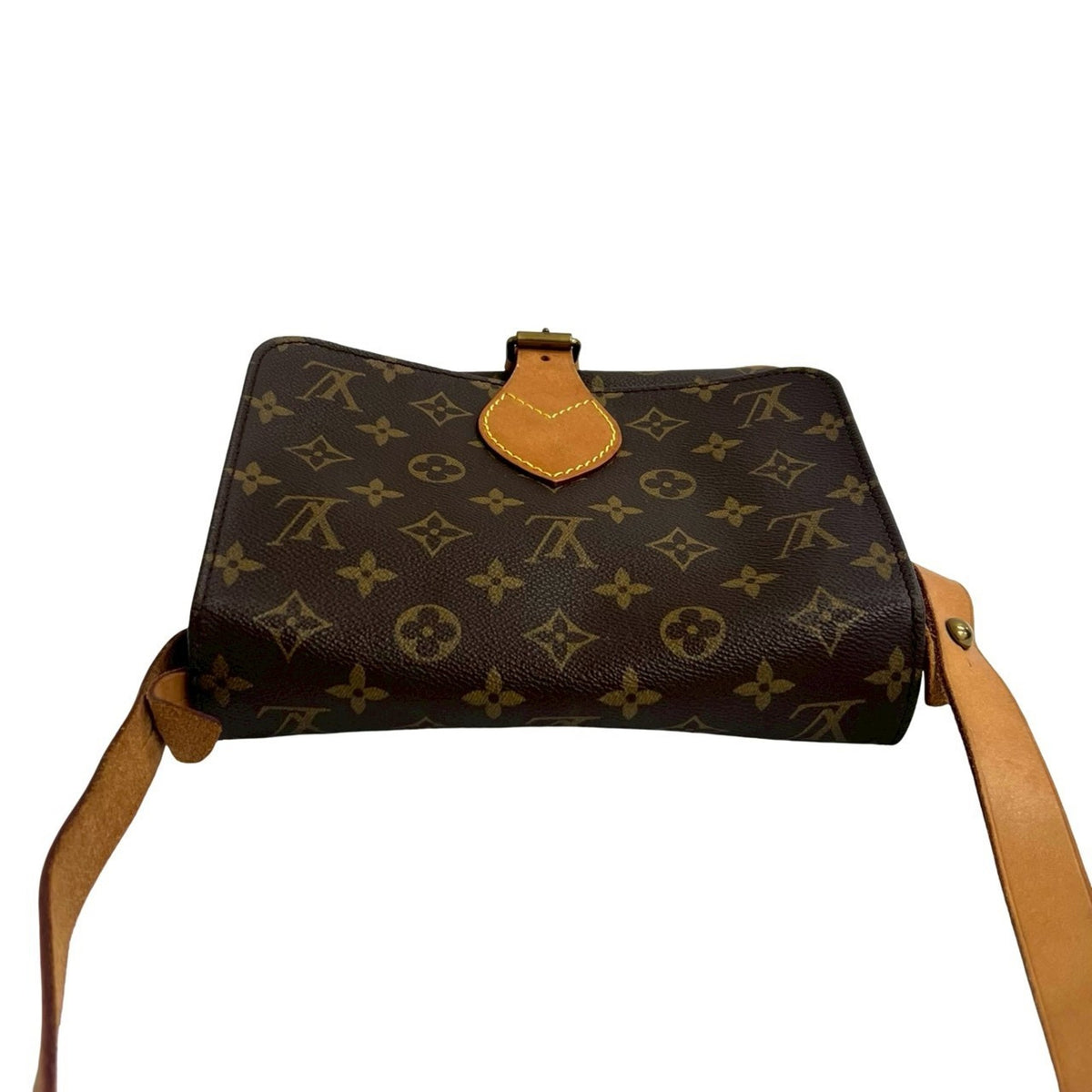Louis Vuitton Brown Leather Pvc Shoulder Bag (Pre-Owned)